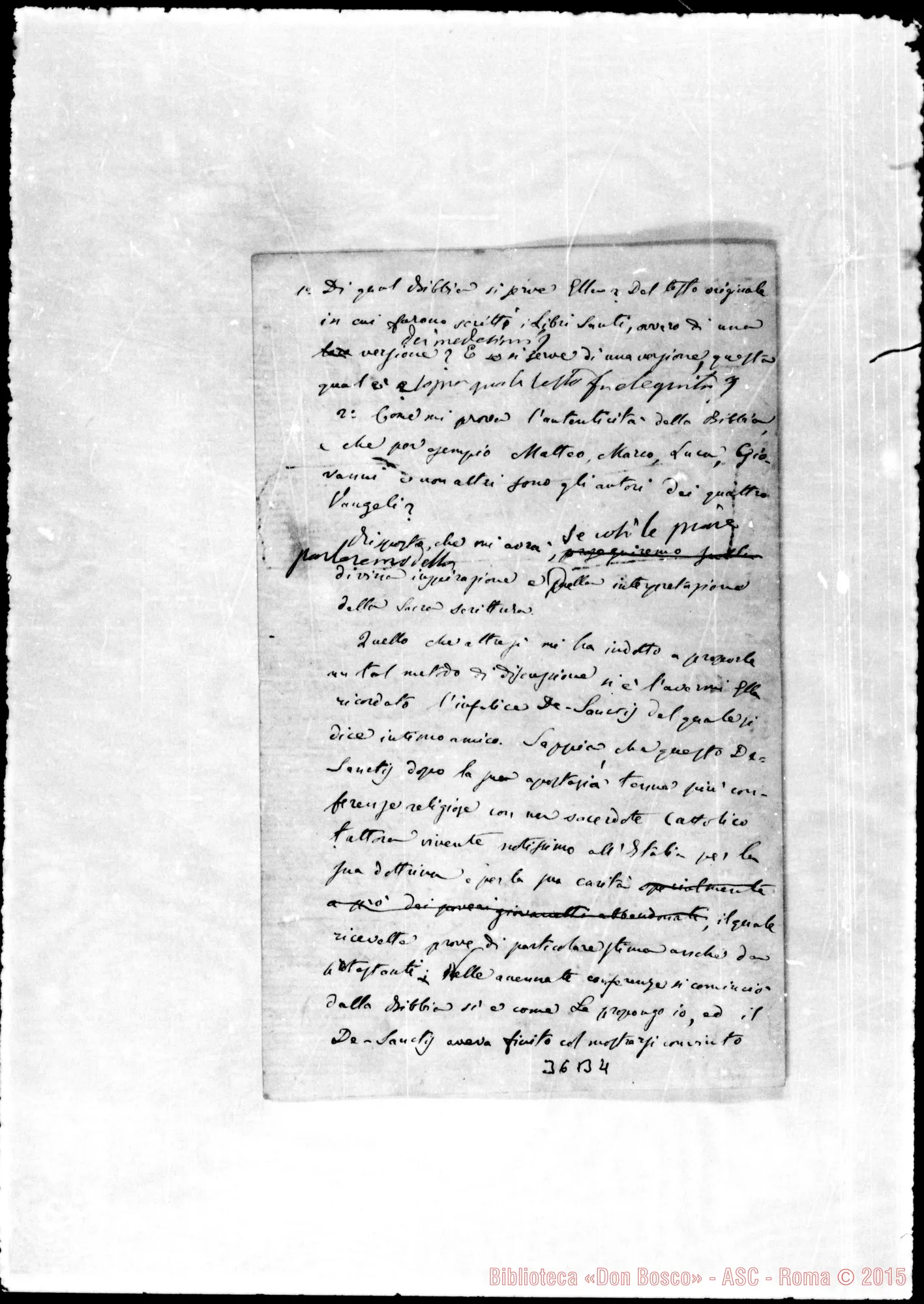 Fotogramma B 4 — Ministro Protestante