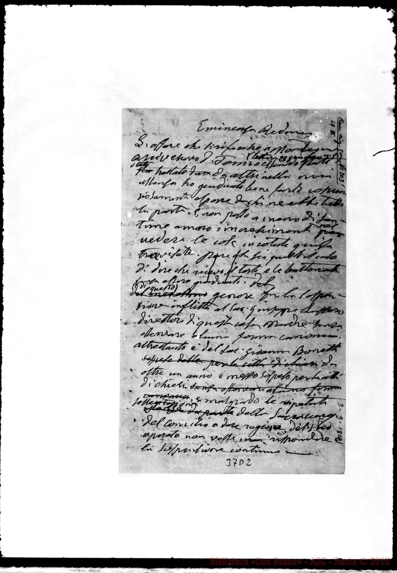 Fotogramma D 2 — Nina Lorenzo, Card. Segret. di Stato