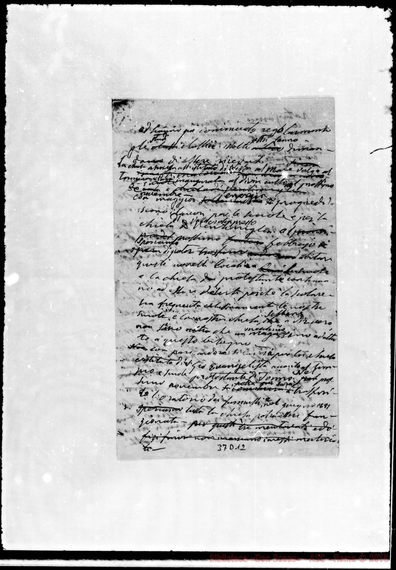 Fotogramma D 12 — Nina Lorenzo, Card. Segret. di Stato