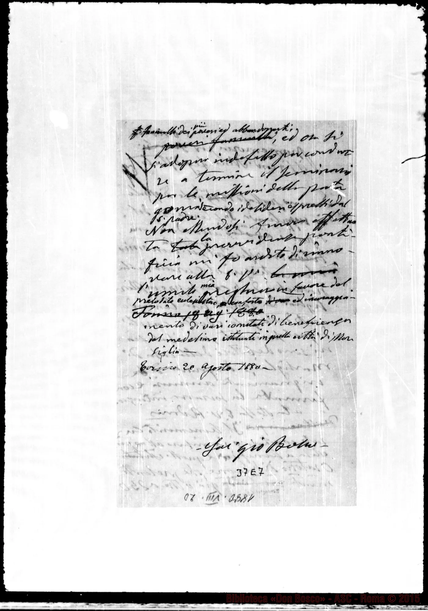 Fotogramma E 7 — Nina Lorenzo, Card. Segret. di Stato