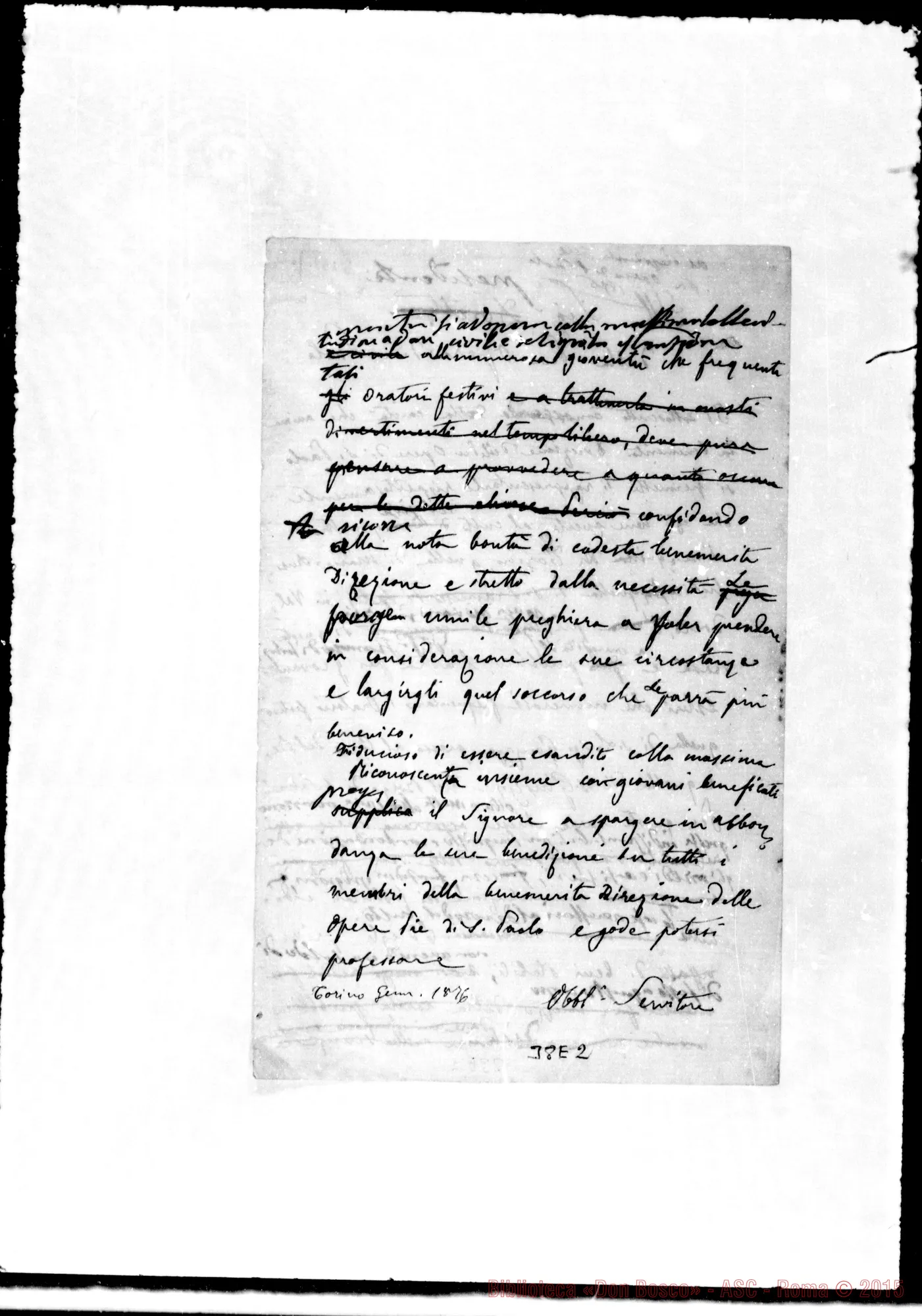 Fotogramma E 2 — Opere Pie San Paolo, Presidente