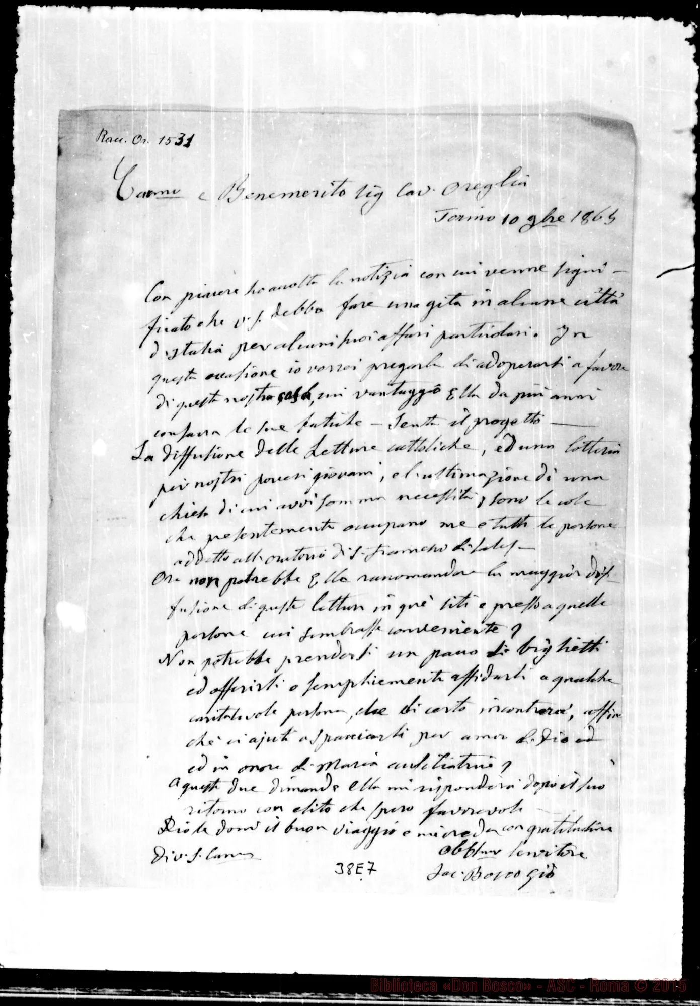 Fotogramma E 7 — Oreglia Federico, Cavaliere S. Stefano