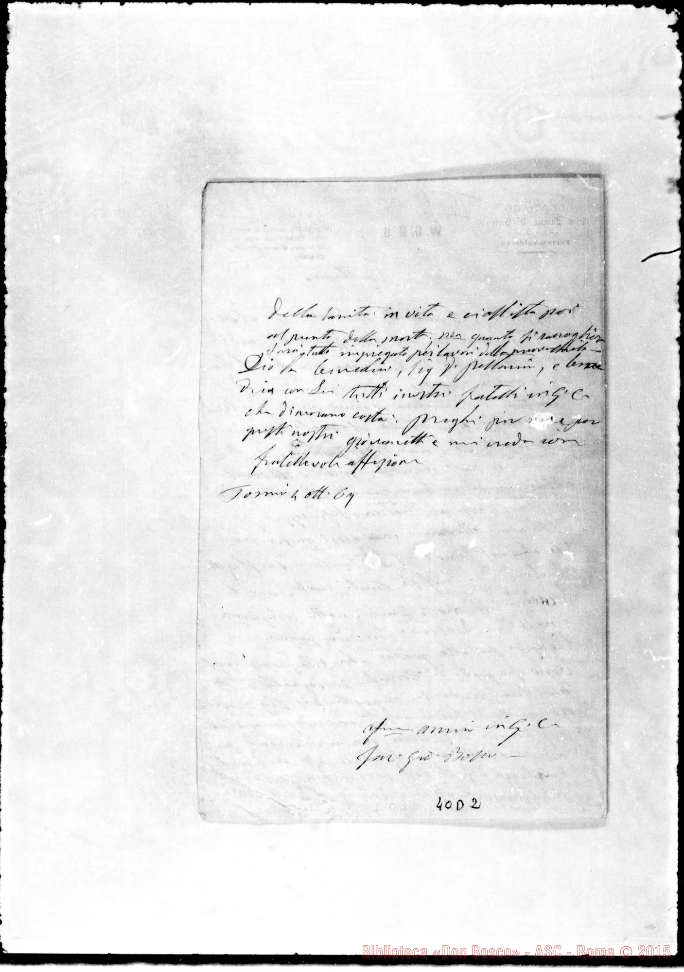 Fotogramma D 2 — Pestarino Domenico, sac. SDB