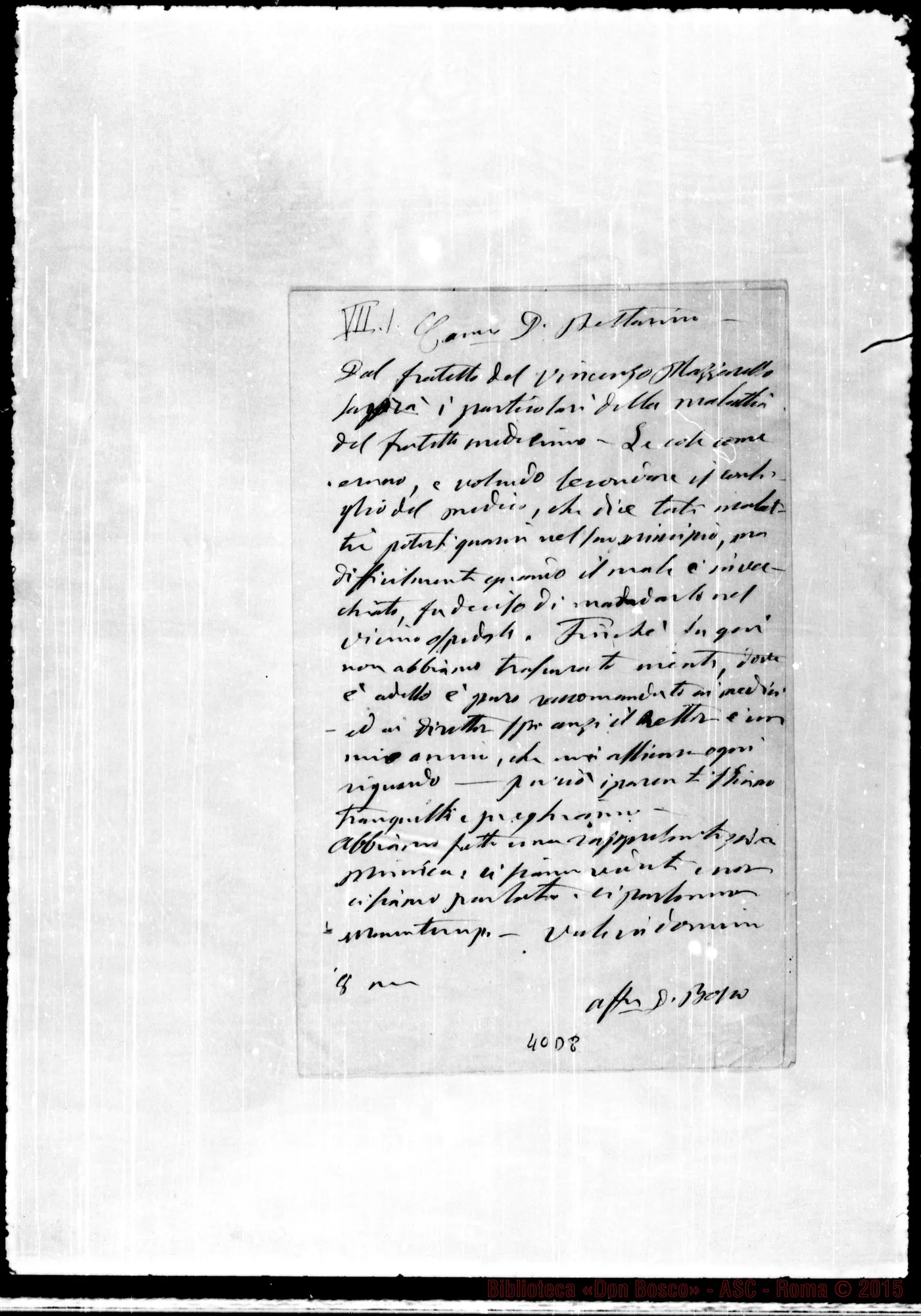 Fotogramma D 8 — Pestarino Domenico, sac. SDB
