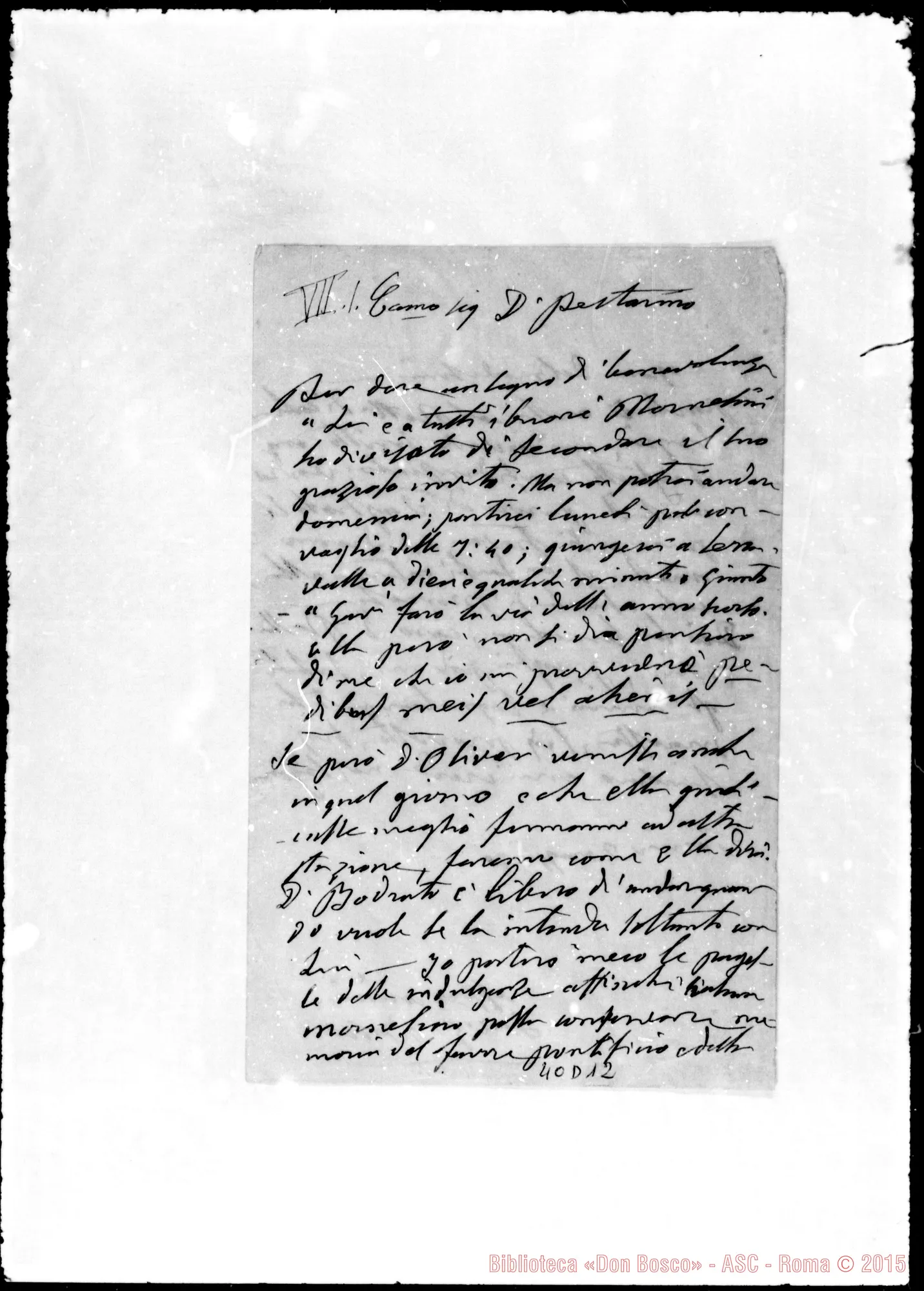 Fotogramma D 12 — Pestarino Domenico, sac. SDB
