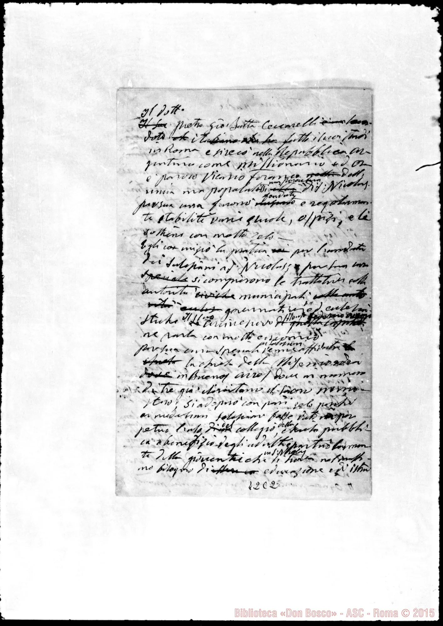Fotogramma C 2 — Pio IX, Papa