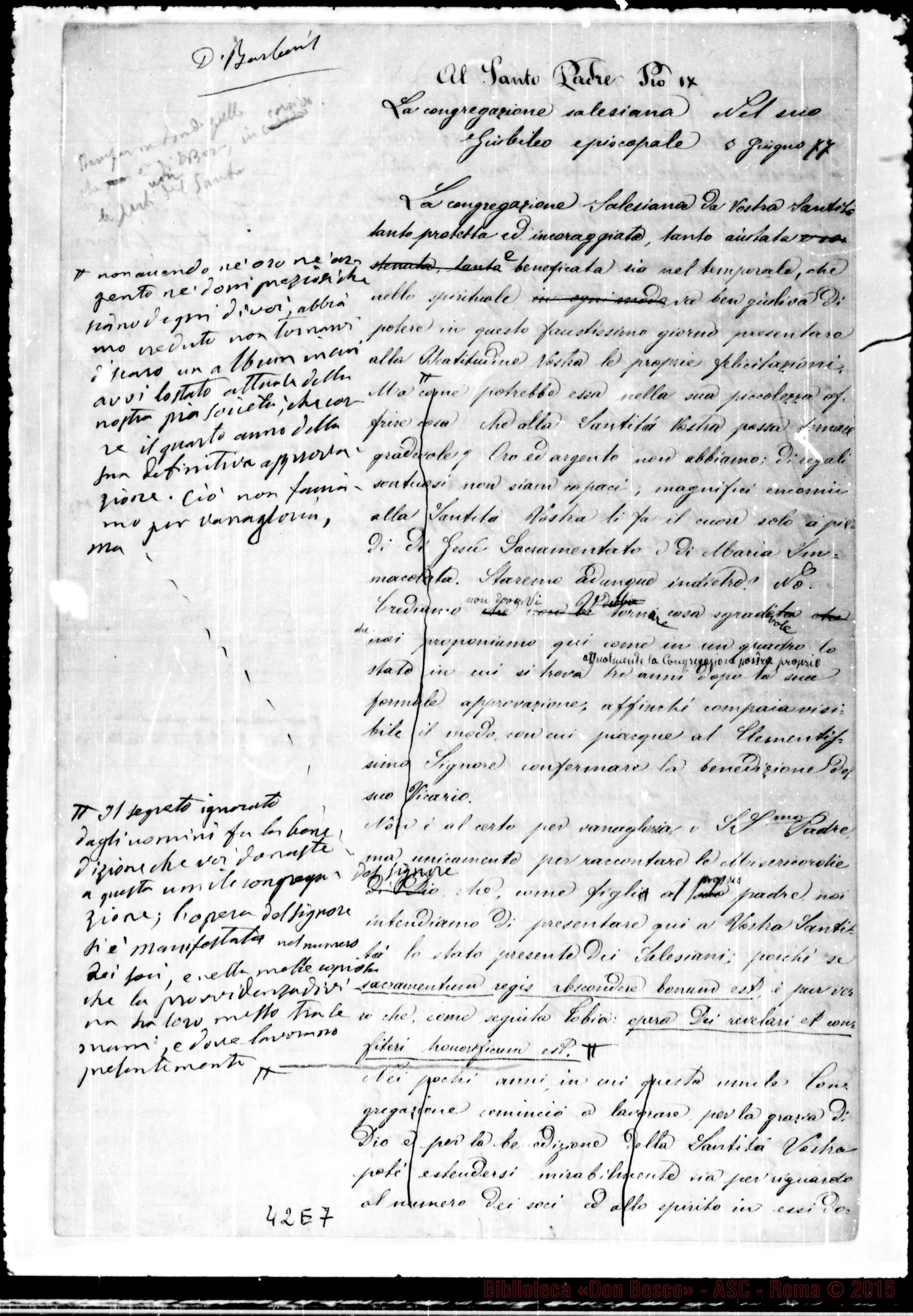 Fotogramma E 7 — Pio IX, Papa