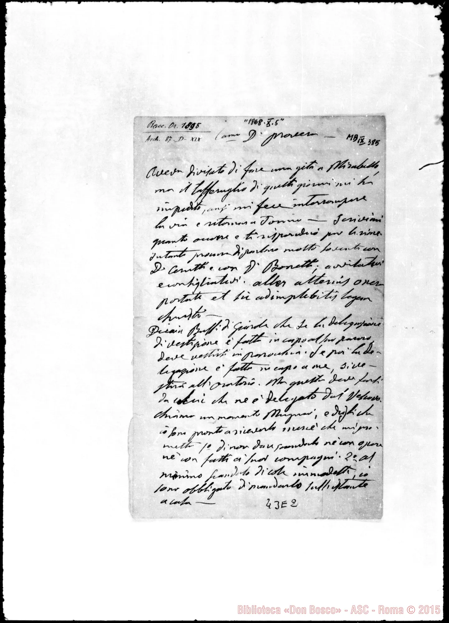 Fotogramma E 2 — Provera Francesco, sac. SDB