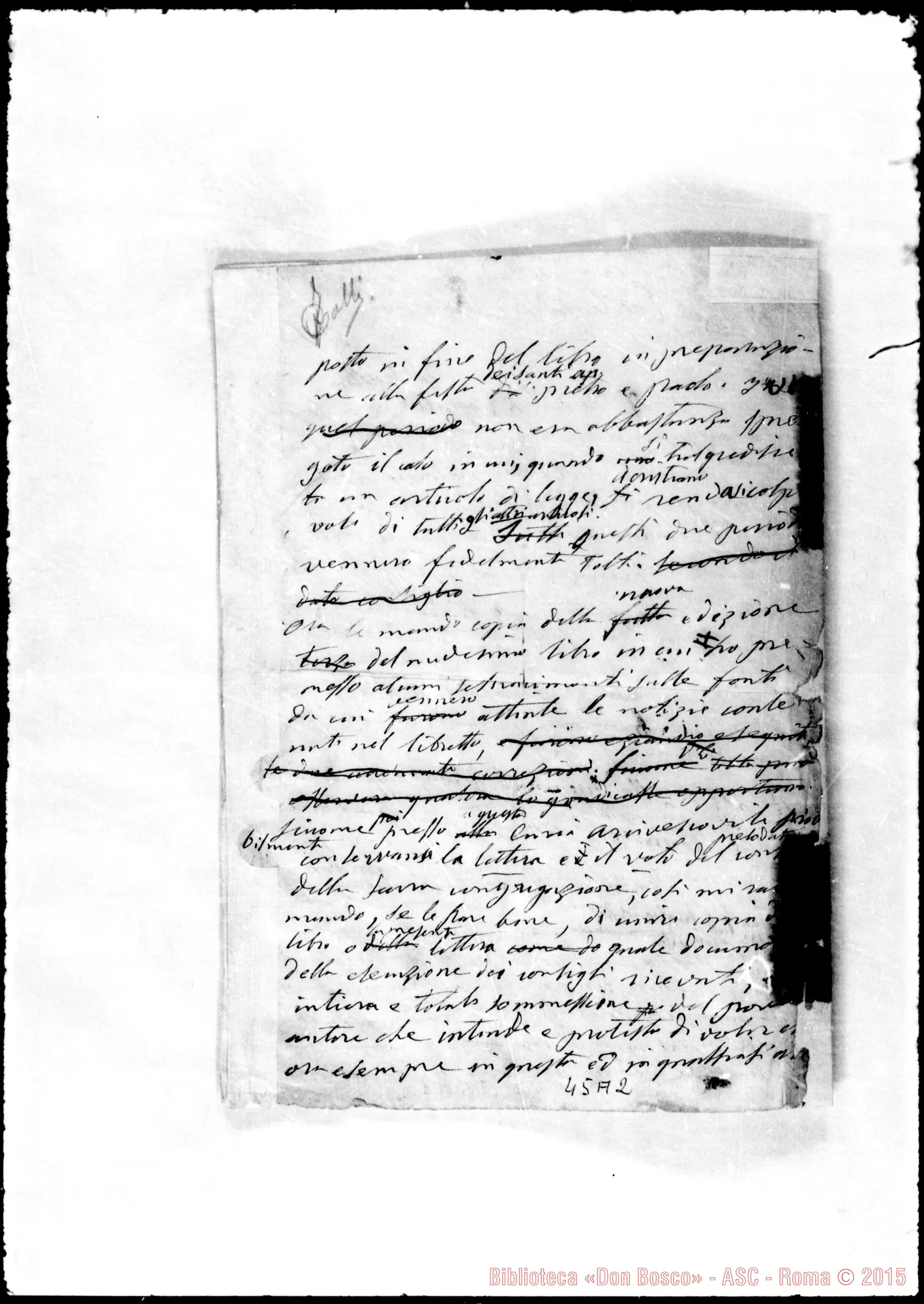 Fotogramma A 2 — Riccardi Alessandro di Netro, Arcivesc.