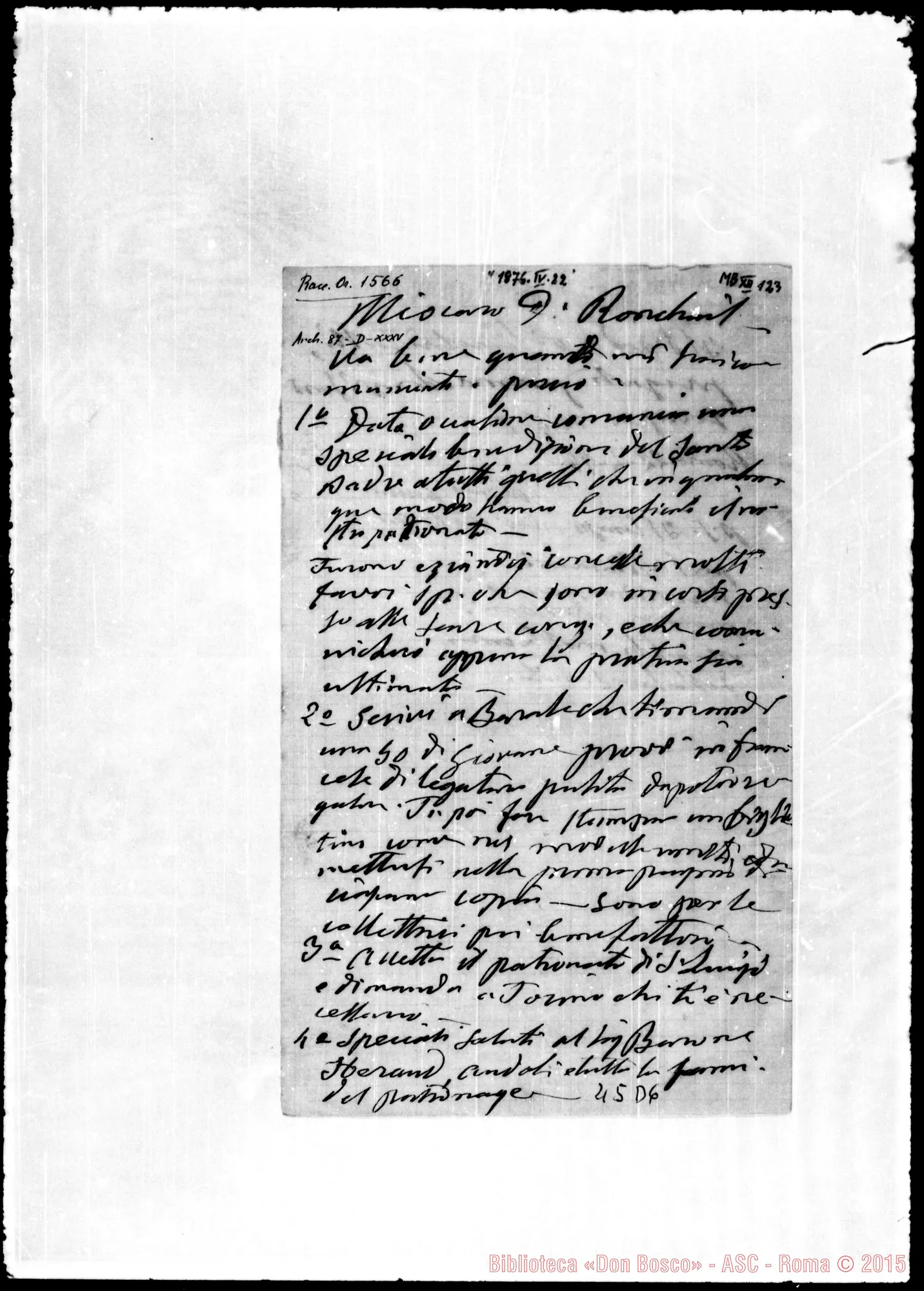 Fotogramma D 6 — Ronchail Giuseppe, sac. SDB