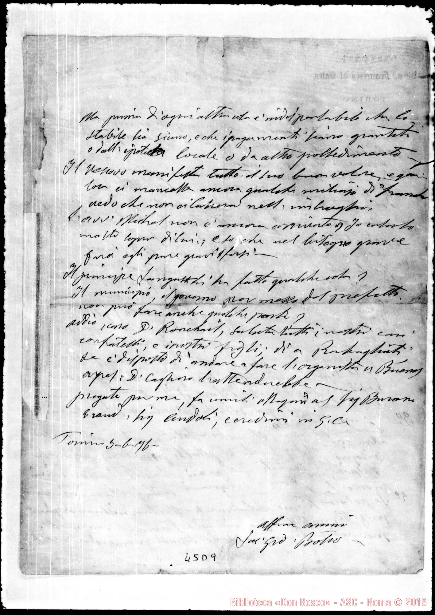 Fotogramma D 9 — Ronchail Giuseppe, sac. SDB