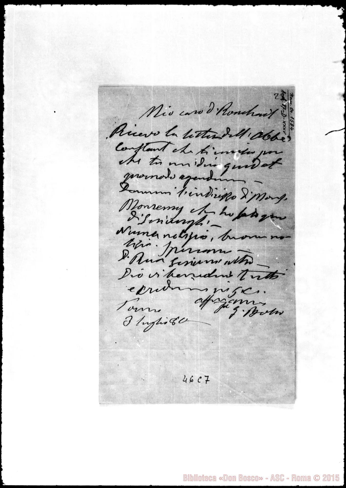 Fotogramma C 7 — Ronchail Giuseppe, sac. SDB
