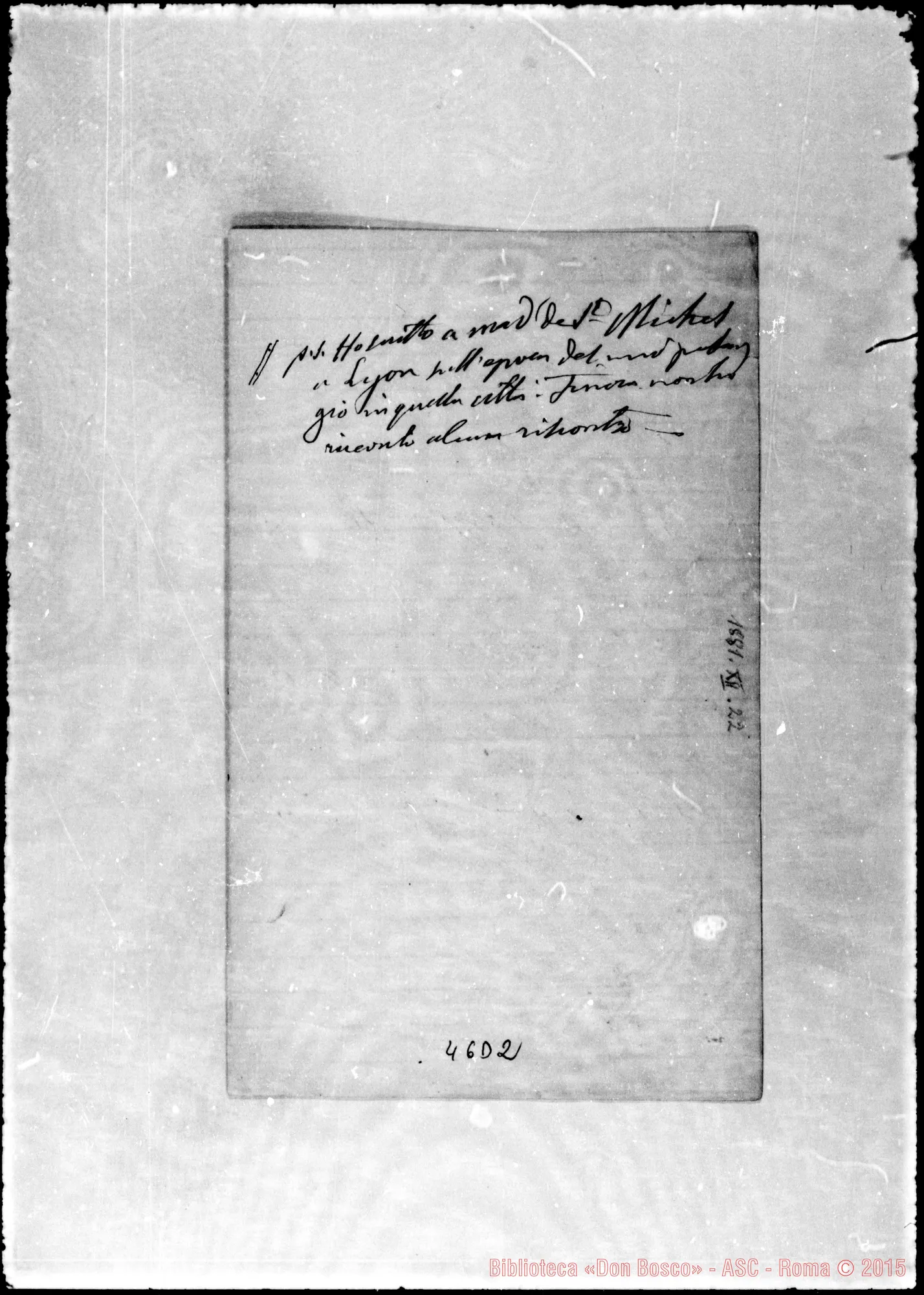 Fotogramma D 2 — Ronchail Giuseppe, sac. SDB