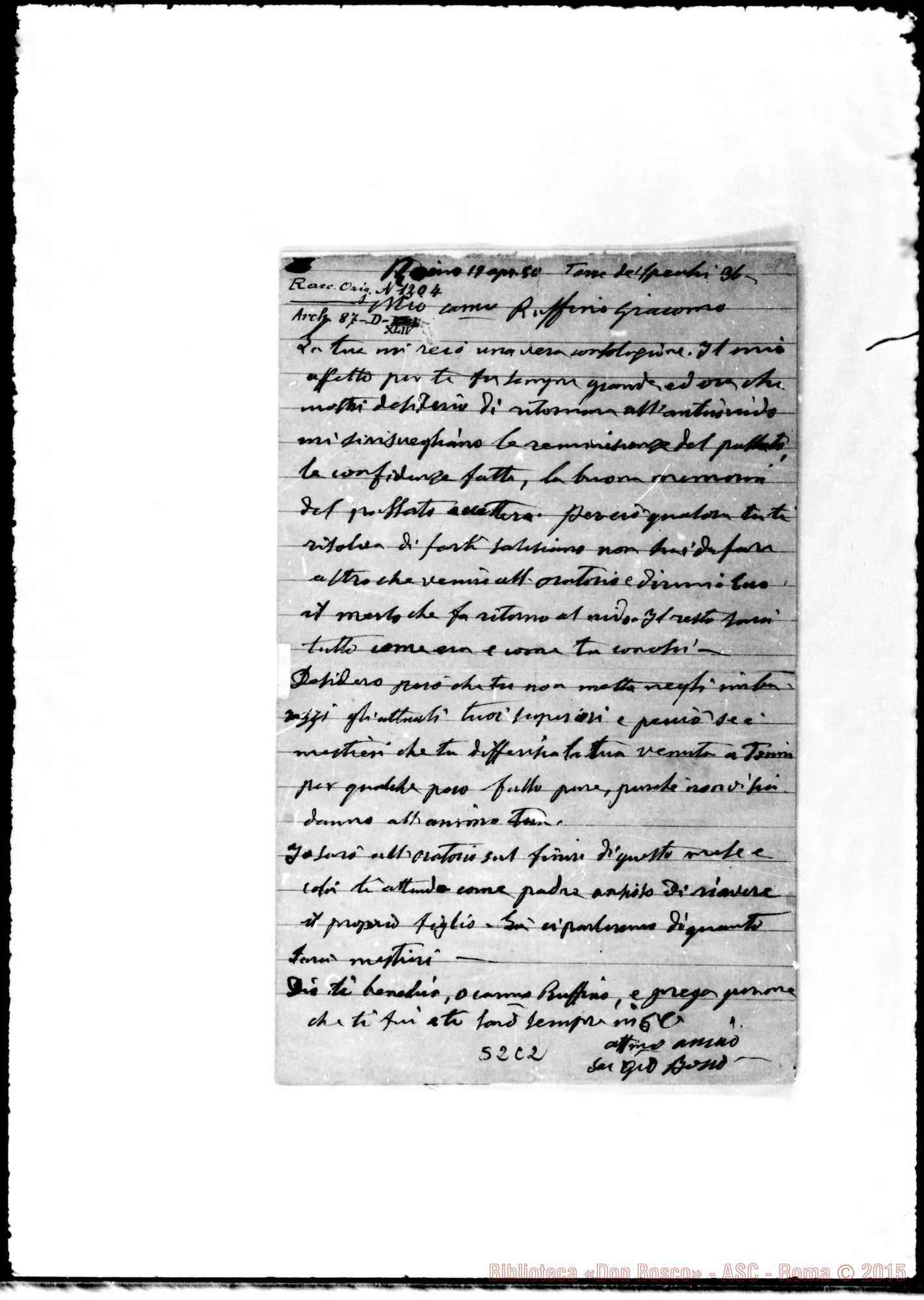 Fotogramma C 2 — Ruffino Giacomo, sac. SDB