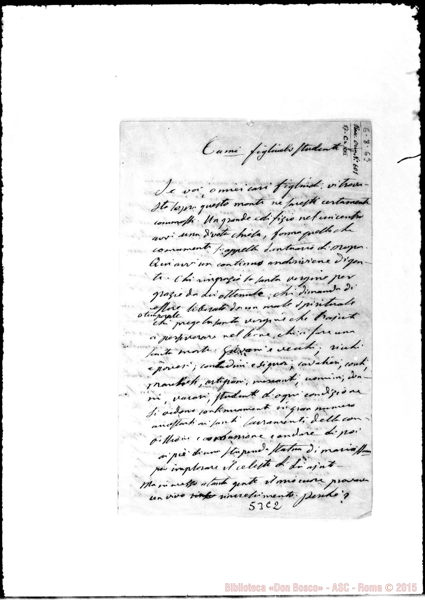 Fotogramma C 2 — Torino, Oratorio