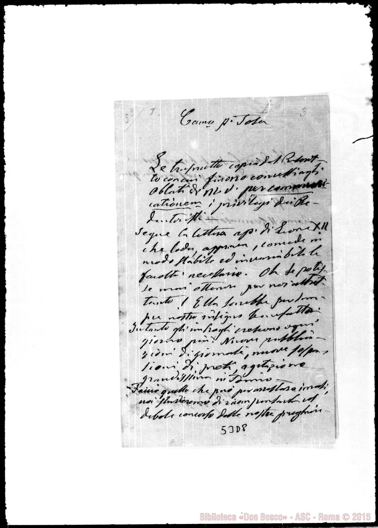 Fotogramma D 8 — Tosa Giovanni Tommaso, O.P.