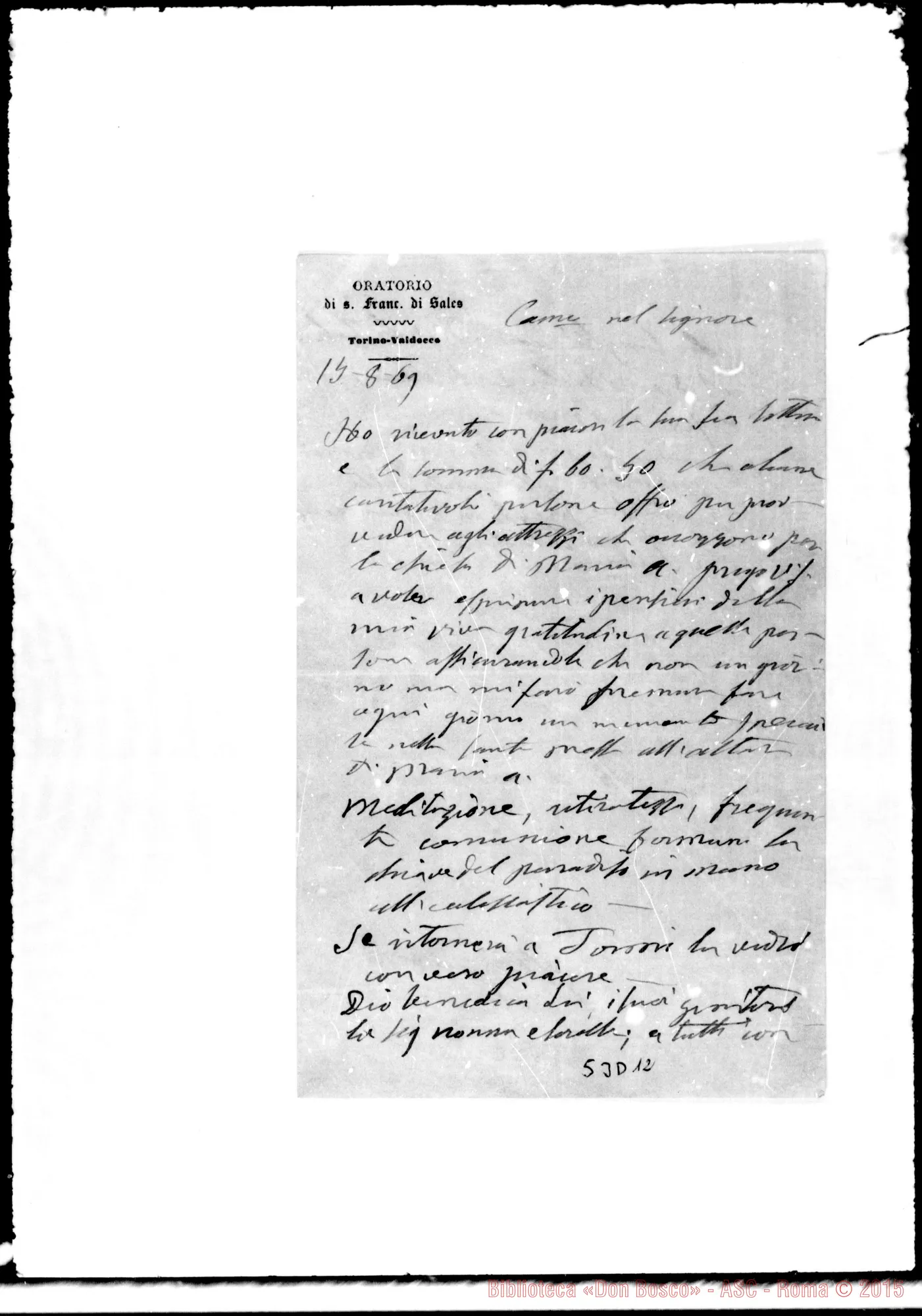 Fotogramma D 12 — Triboni, sac.