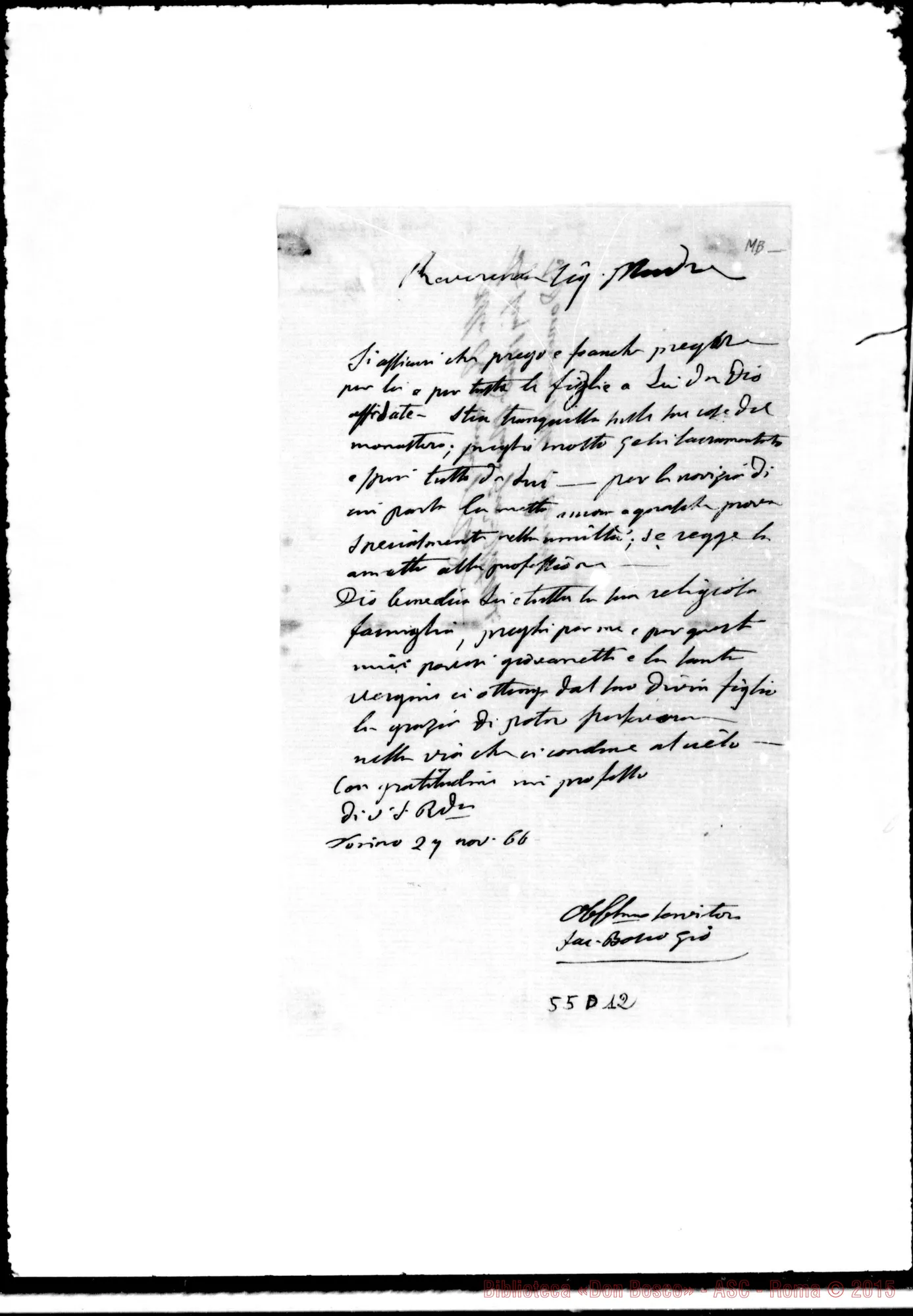 Fotogramma D 12 — Vitelleschi Maria Giovanna, suora
