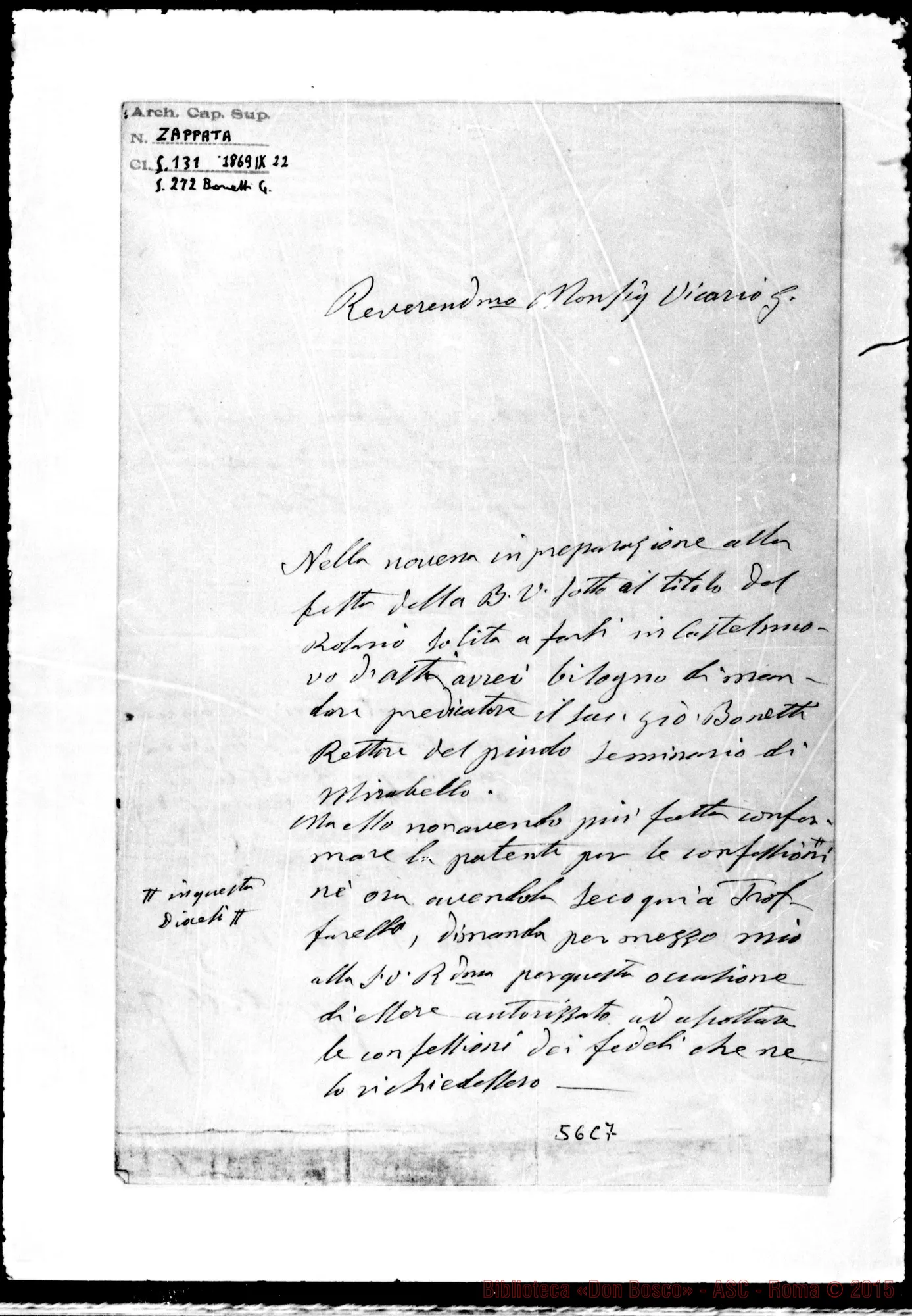 Fotogramma C 7 — Zappata Giuseppe, Vic. Generale di Torino
