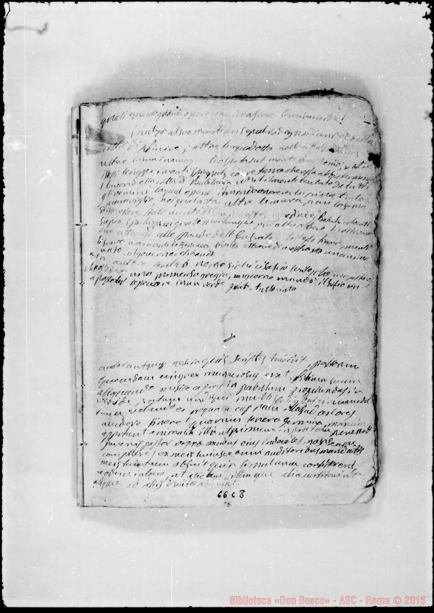 Fotogramma C 8 — Quaderno di versioni latine: «…malum ratio inducit ut cum…»