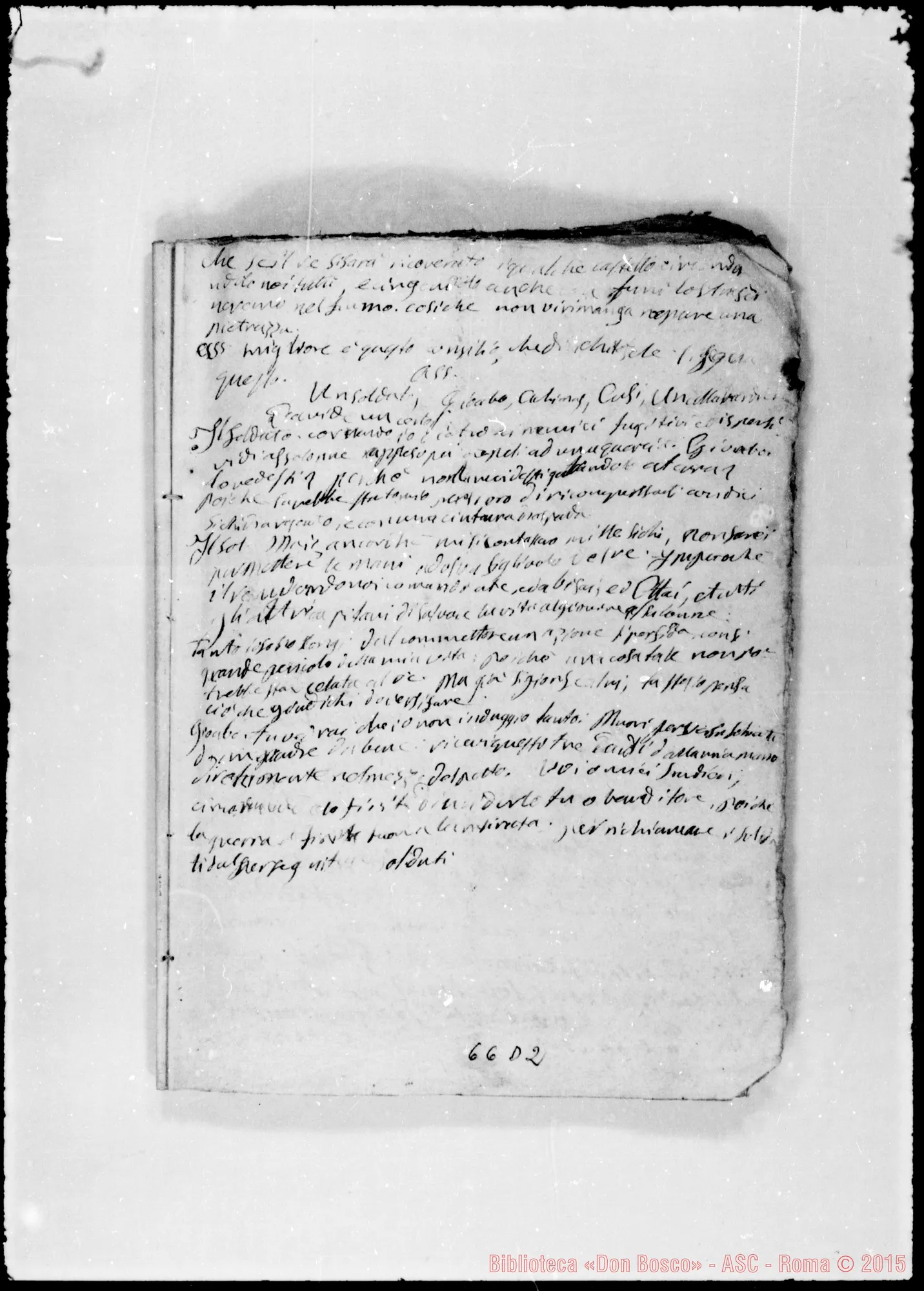 Fotogramma D 2 — Quaderno di versioni latine: «…malum ratio inducit ut cum…»