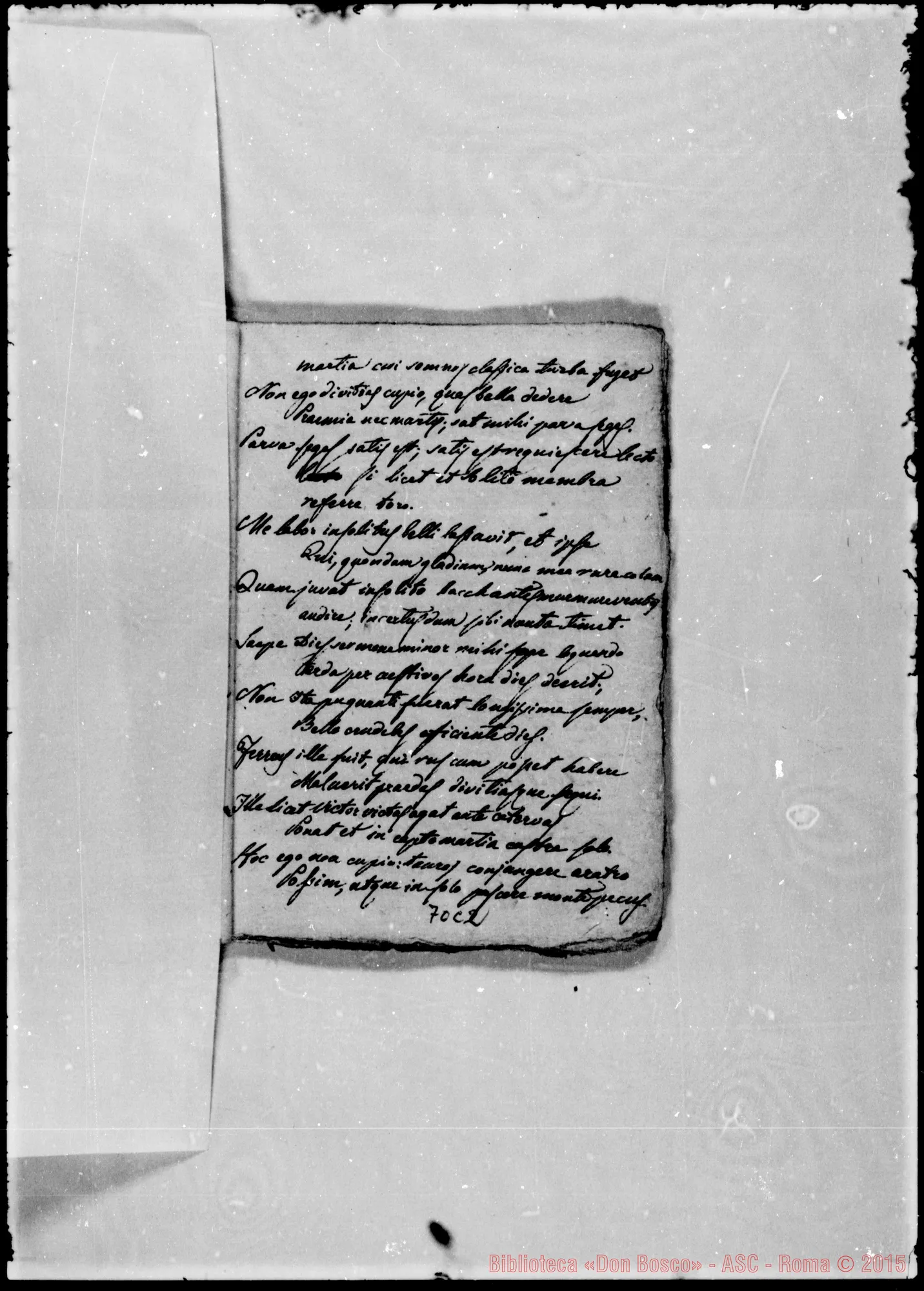 Fotogramma C 2 — Quaderno di poesie: «Bayma»