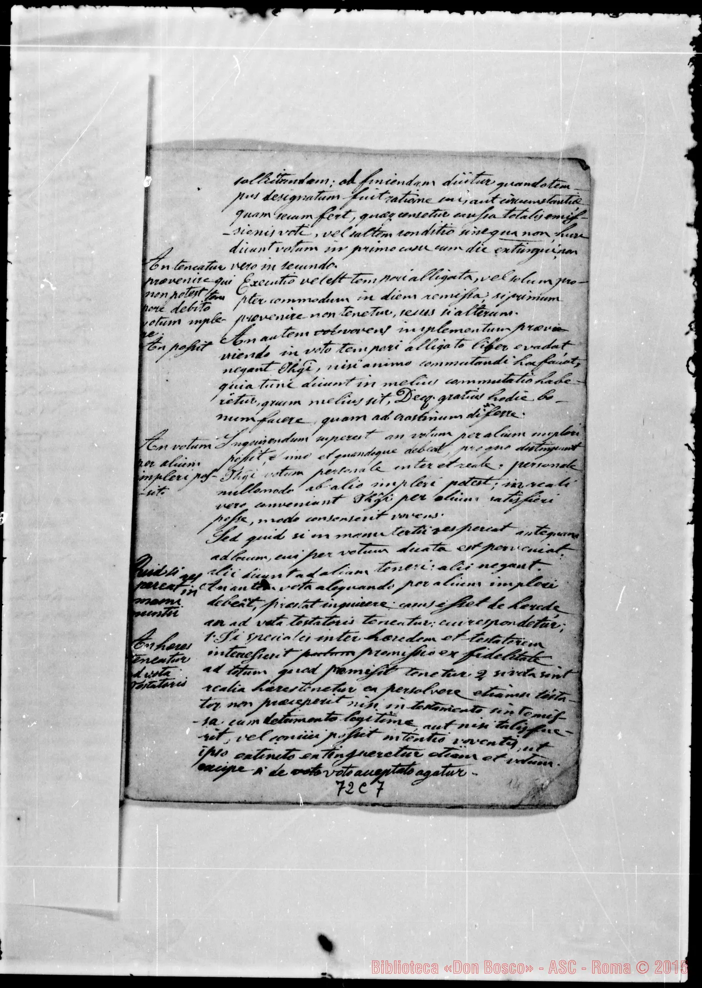 Fotogramma C 7 — «Analysis quaestionum quae…» Poesie: (ASC 132) Sul nome «Autografi Poesie». Ms. Bosco tutti