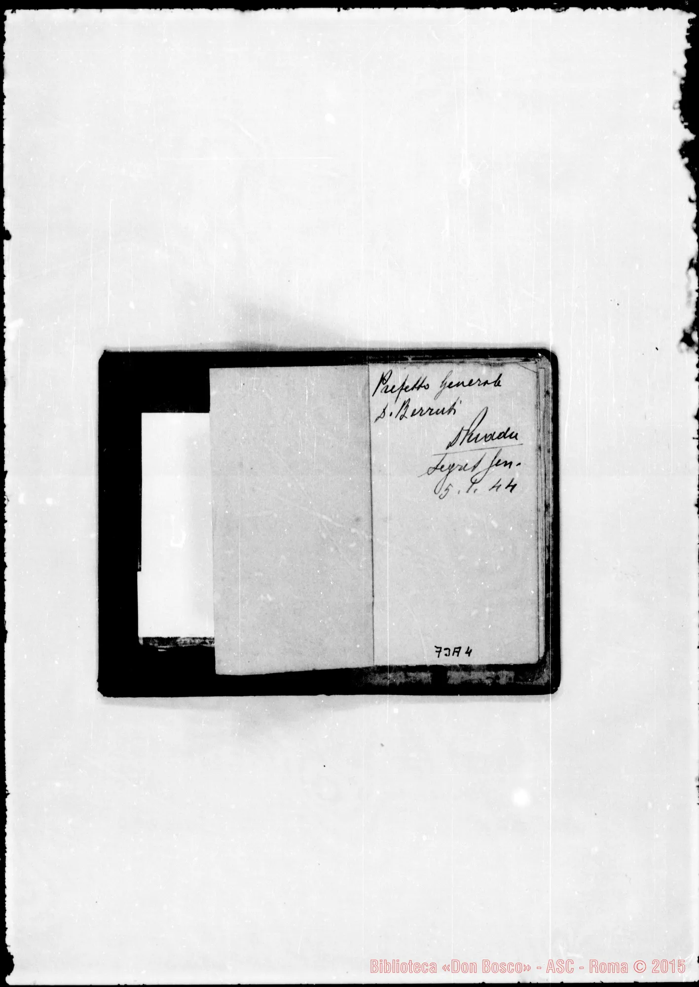 Fotogramma A 4 — Tessera di identità (ASC 112)
