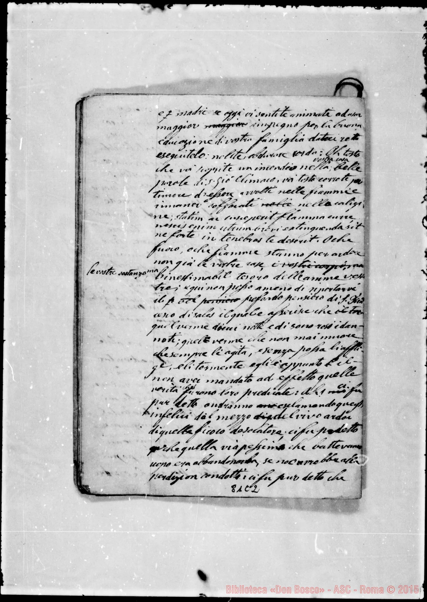 Fotogramma C 2 — «Beati qui audiunt verbum Dei…» Ms. Aggiunte Ms. Bosco