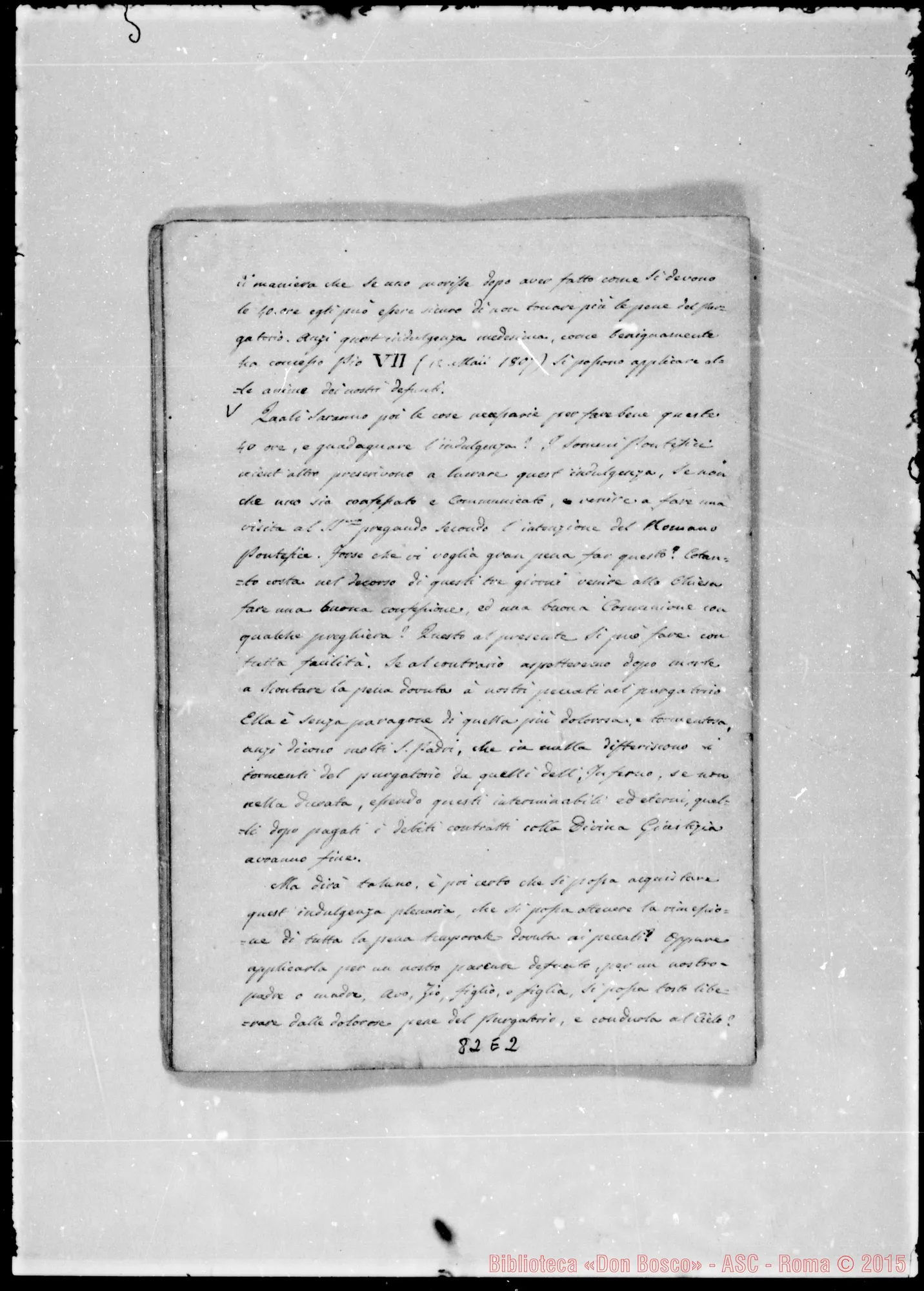 Fotogramma E 2 — Discorso per le Quarantore. Ms.