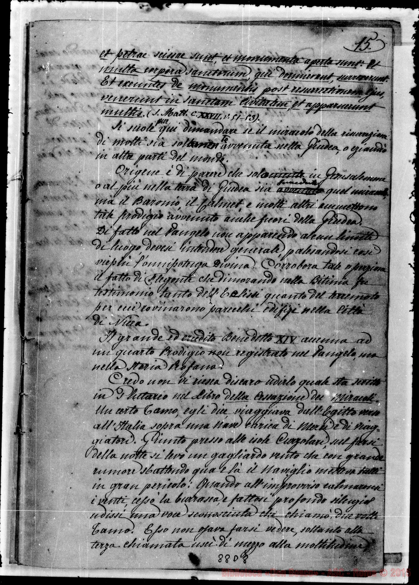 Fotogramma D 8 — Altra bella copia con correz. Bosco. Tutti i tre nel (ASC 132) sul nome «autografi-prediche discorsi».