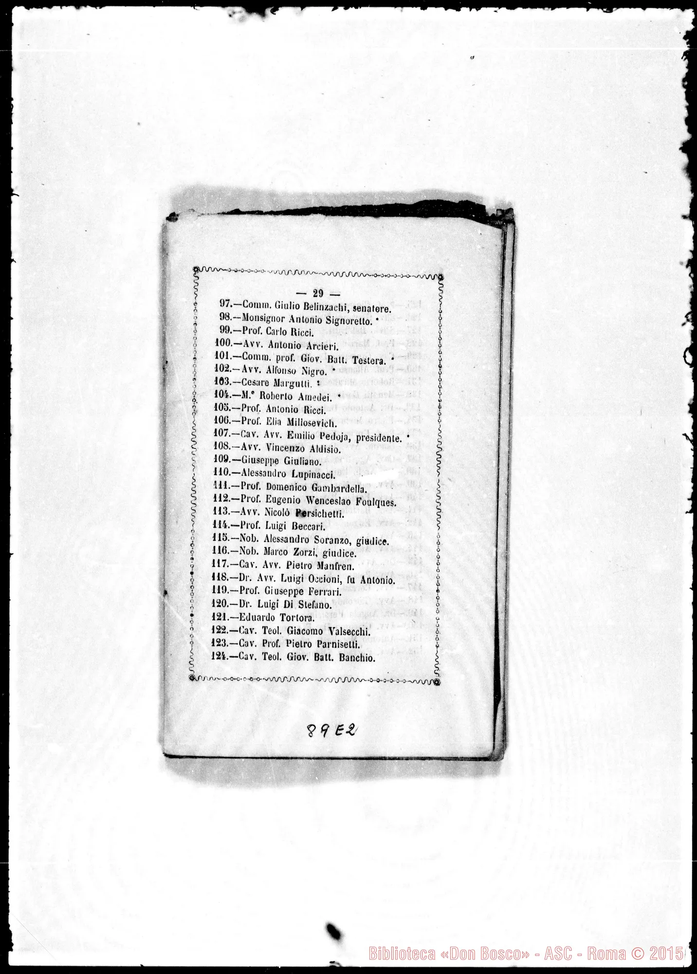 Fotogramma E 2 — Aggregazione alla Reale Associazione dei benemeriti italiani. Statuti (ASC 000112) 0005.- Don Bosco E i Protestanti (ASC 127)