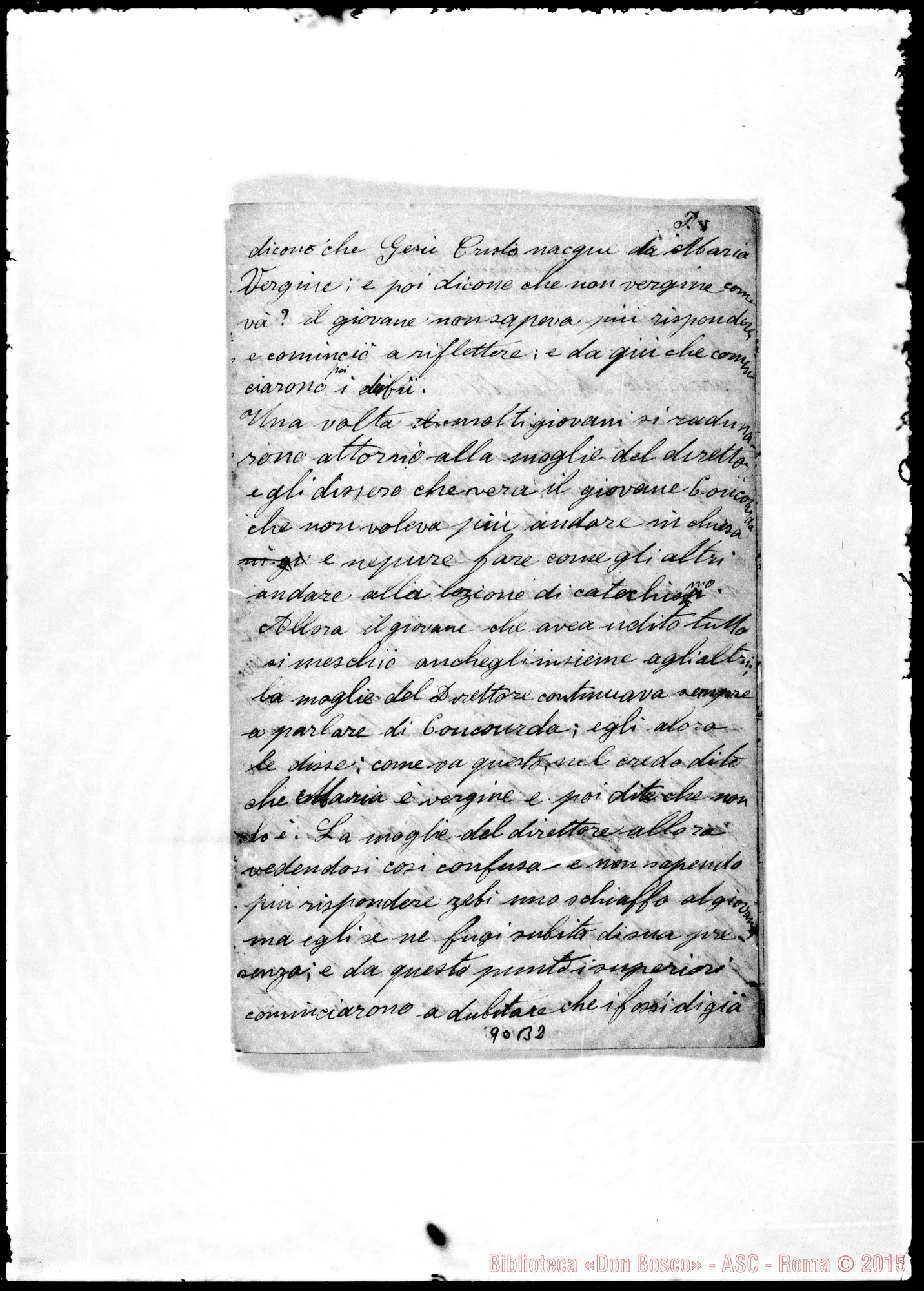 Fotogramma B 2 — Relazione su Coucourda Leone