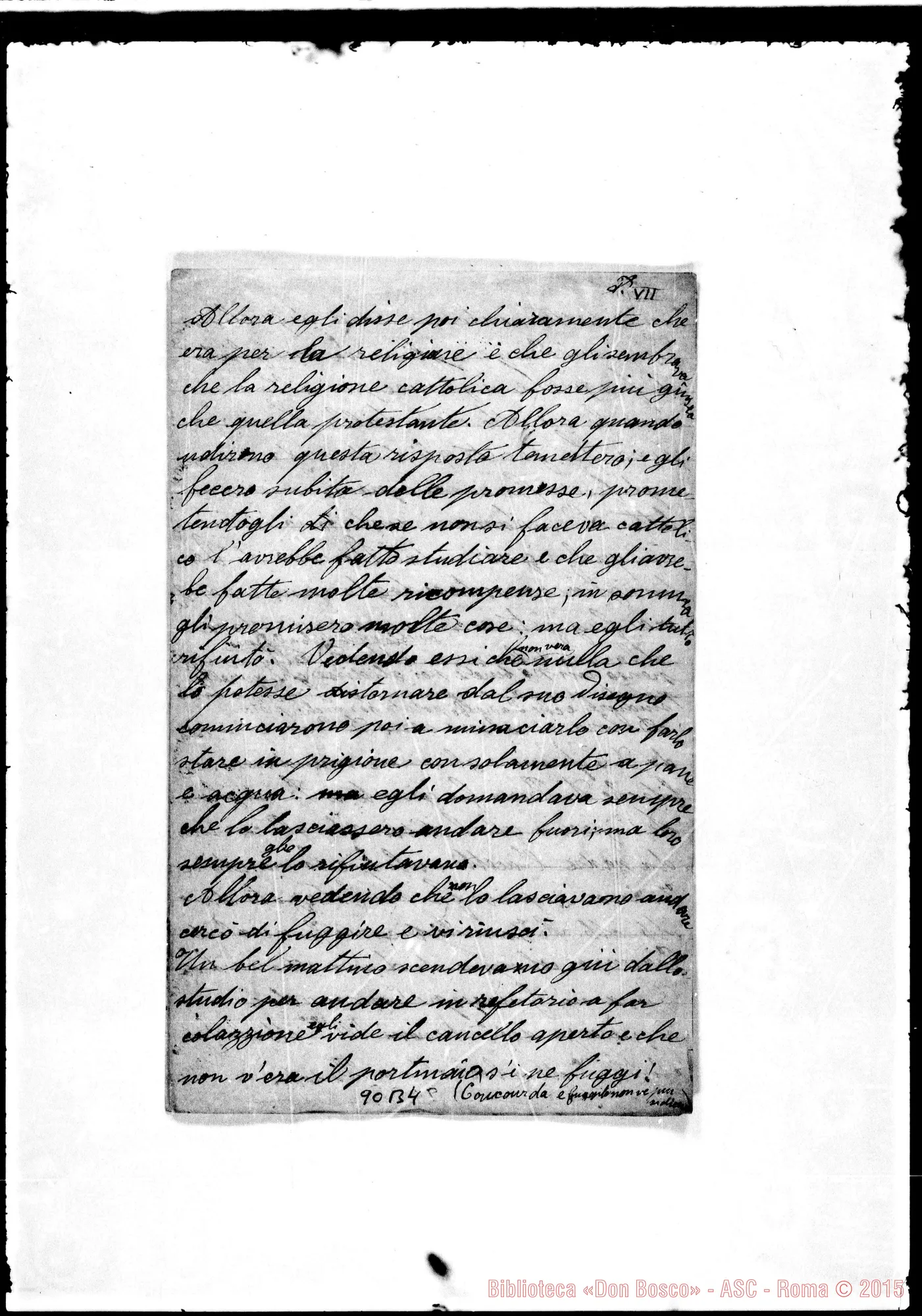 Fotogramma B 4 — Relazione su Coucourda Leone