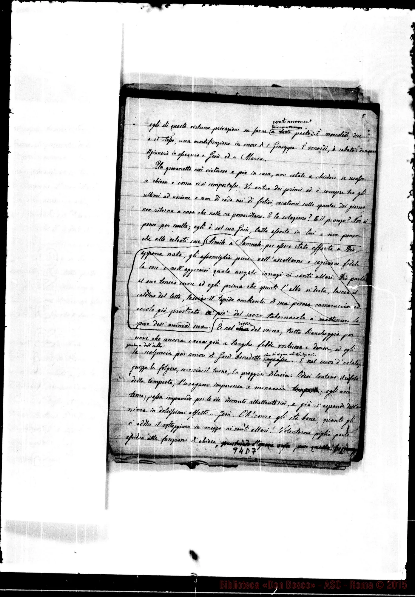 Fotogramma D 7 — Del Mastro (f 1879). Biografia in doppia redazione