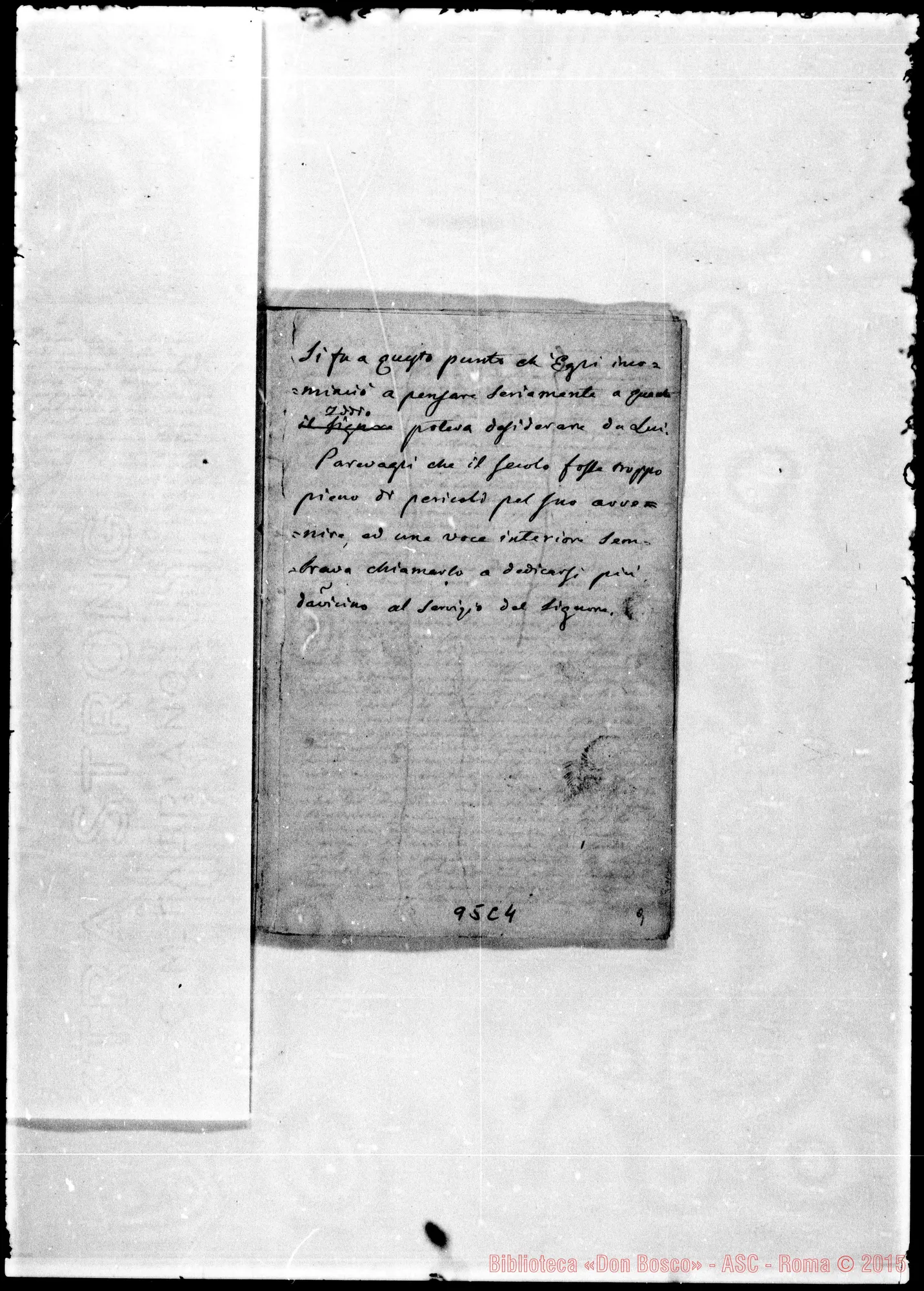 Fotogramma C 4 — Biografia. Ms.