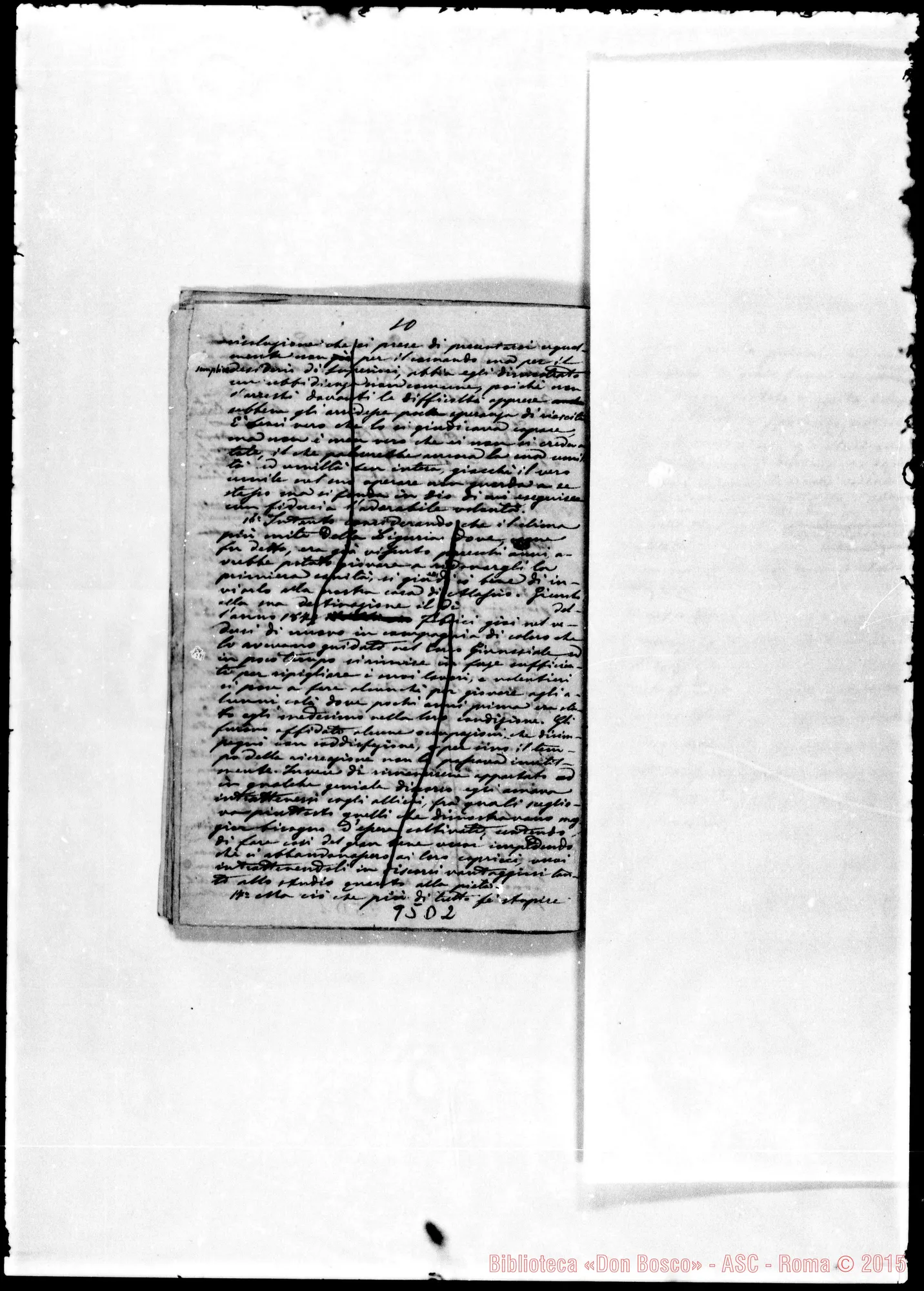 Fotogramma D 2 — Biografia. Ms.