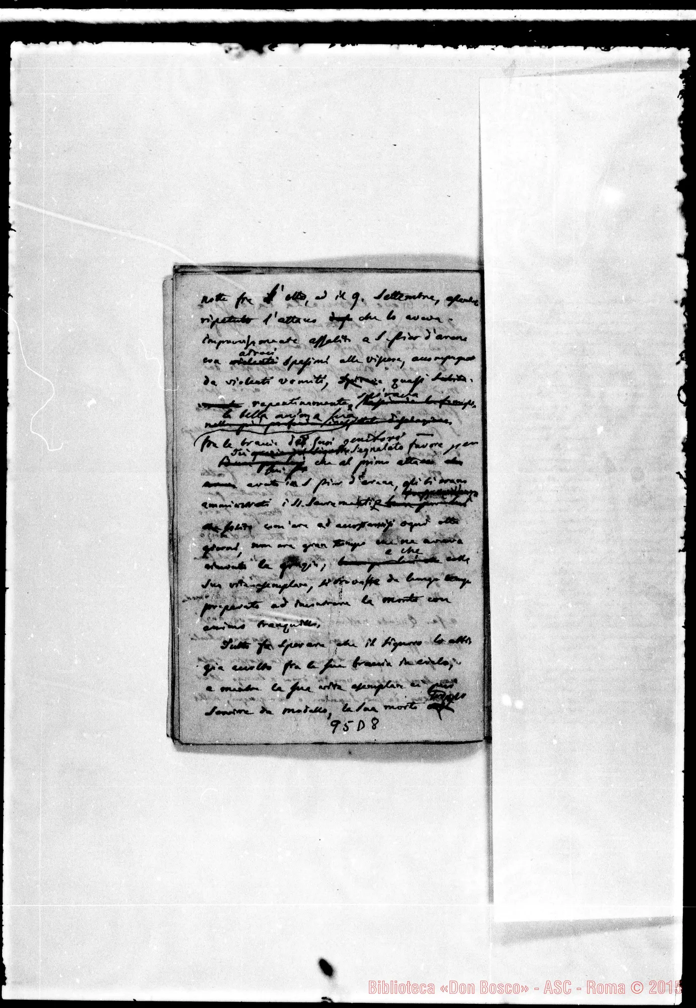 Fotogramma D 8 — Biografia. Ms.