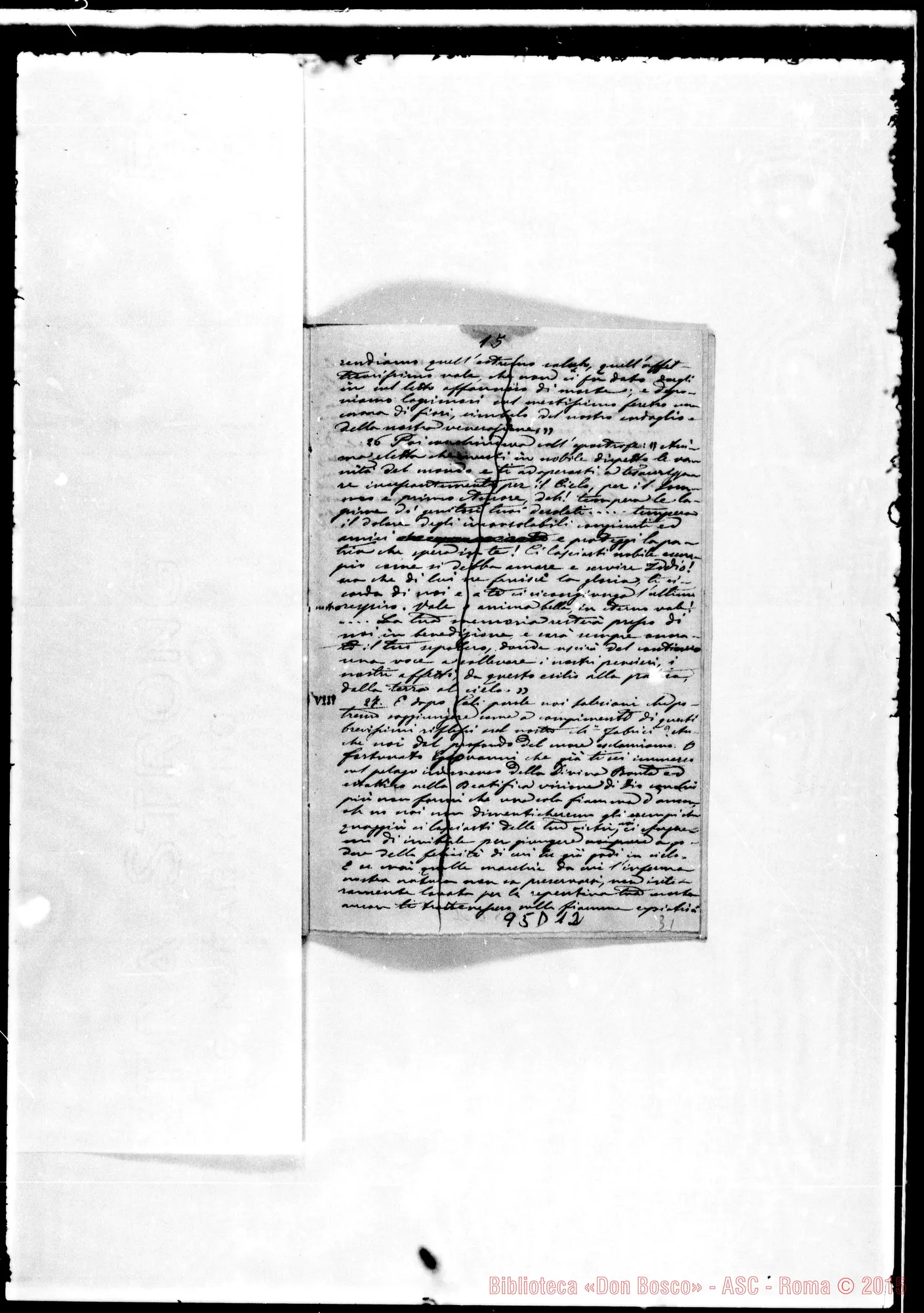Fotogramma D 12 — Biografia. Ms.