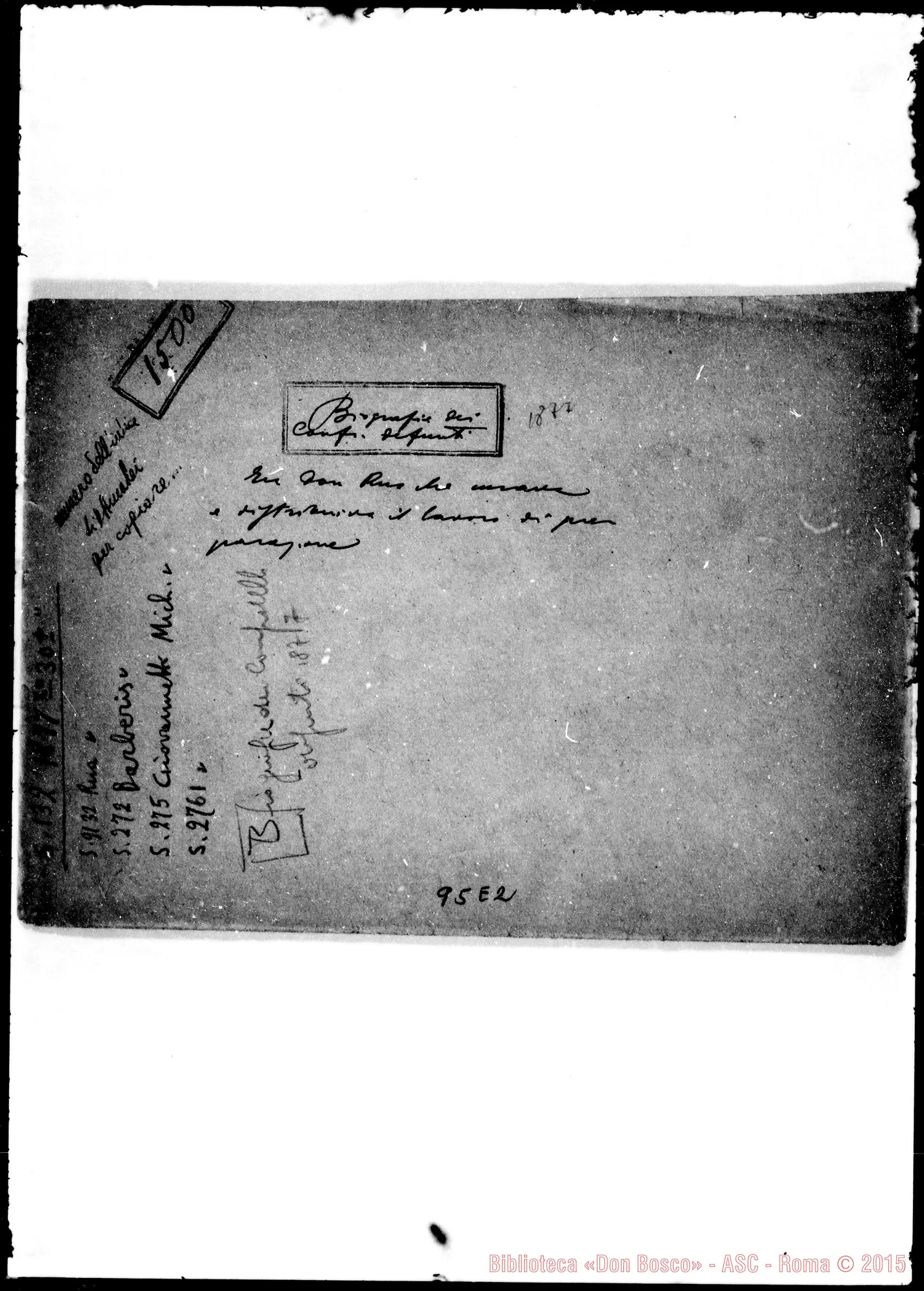 Fotogramma E 2 — Giovannetti (f 1877). Ms.