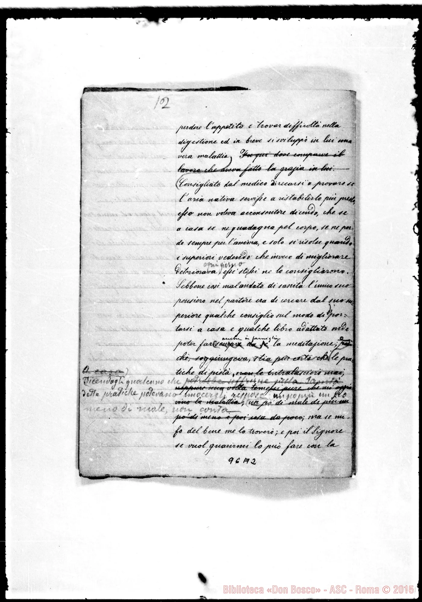 Fotogramma A 2 — Giovannetti (f 1877). Ms.