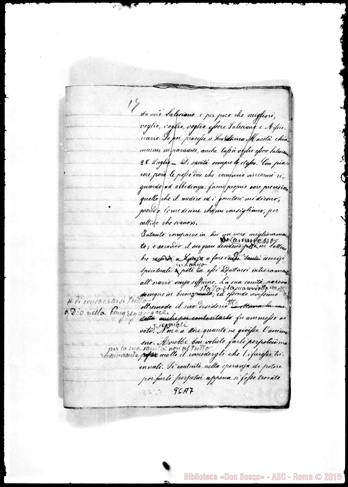 Fotogramma A 7 — Giovannetti (f 1877). Ms.