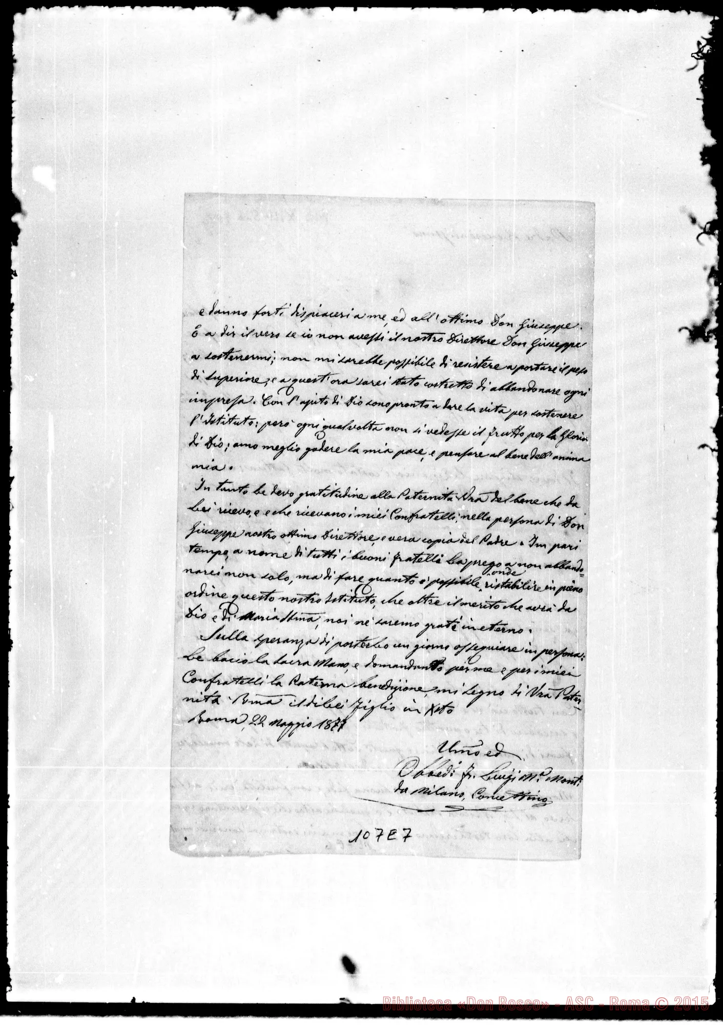 Fotogramma E 7 — Luigi Monti-Bosco. (22-5-1877)