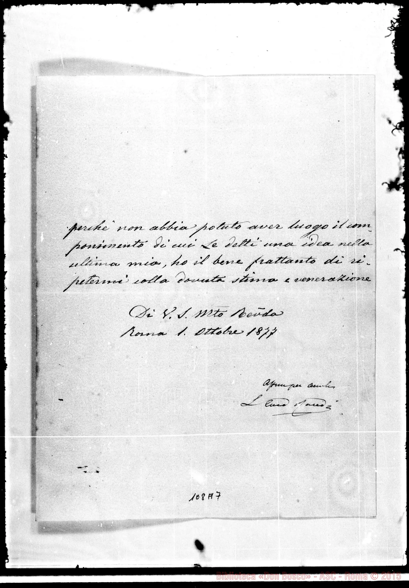 Fotogramma A 7 — Randi, Card.-Bosco. ( 12-10-1877)