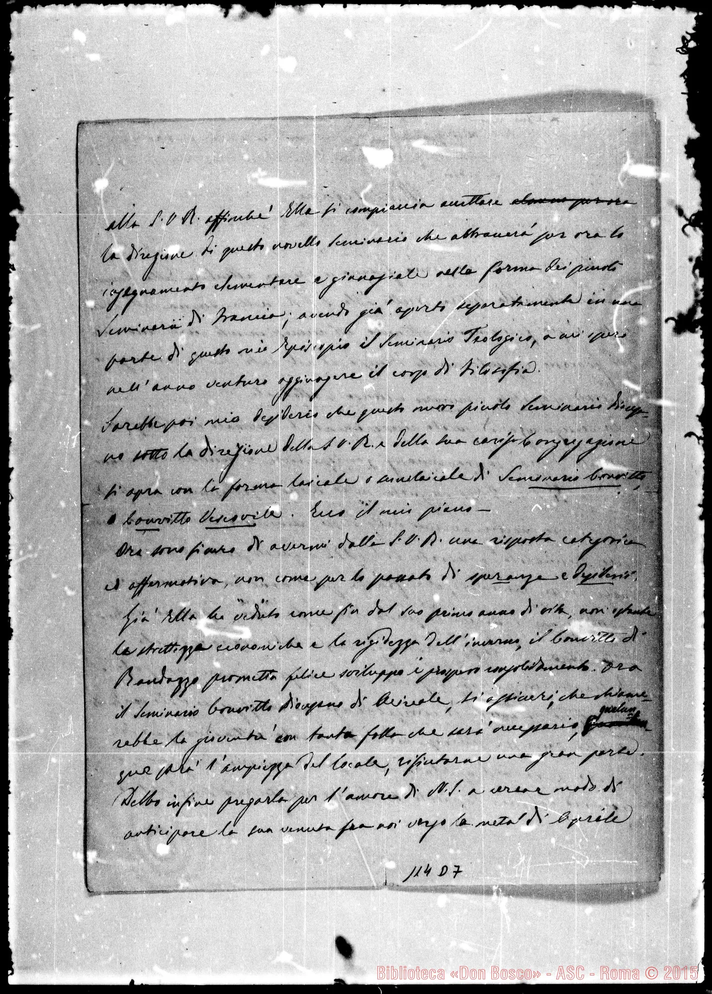 Fotogramma D 7 — Vescovo-Bosco