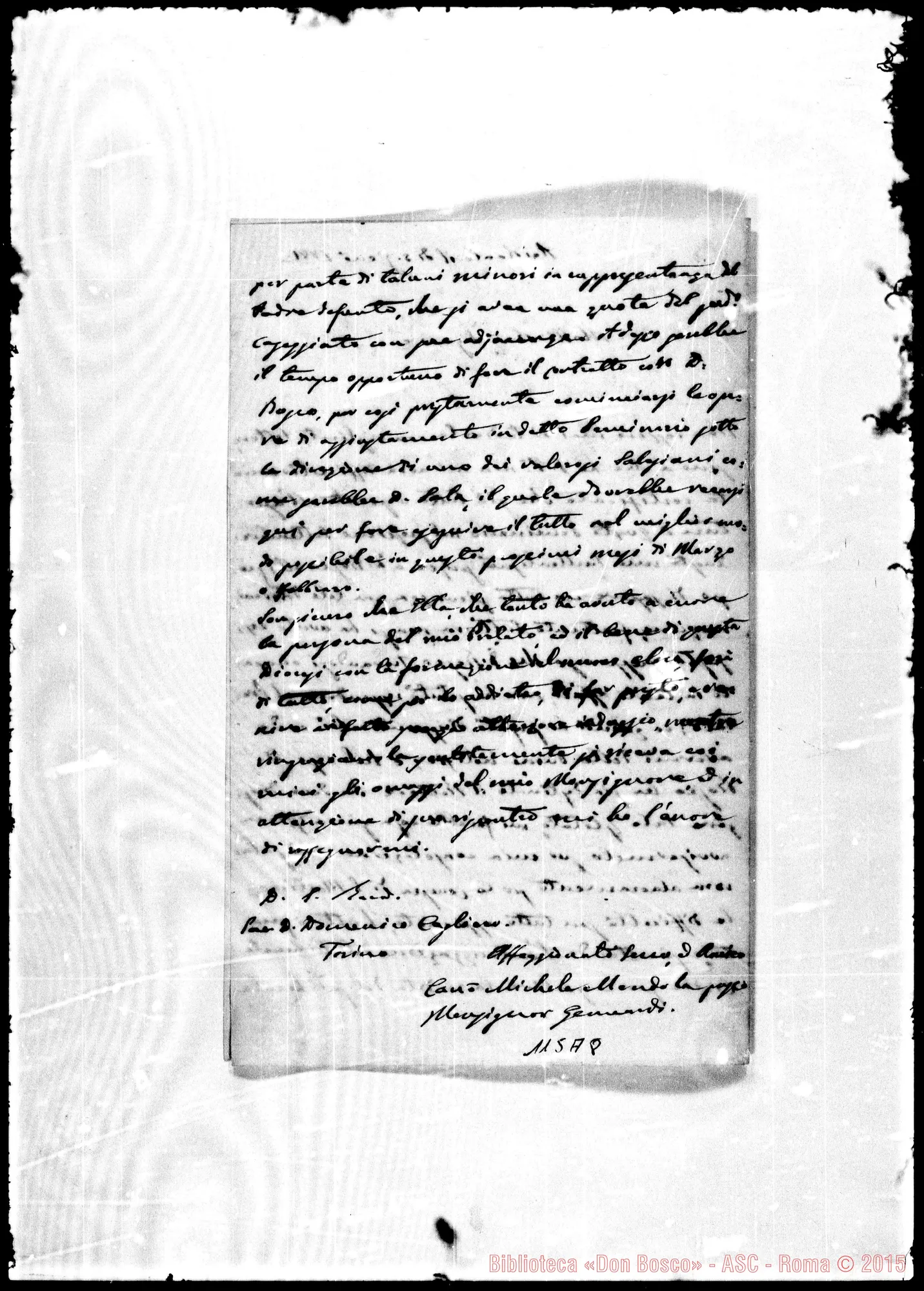 Fotogramma A 8 — Michele Mendola-Cagliero
