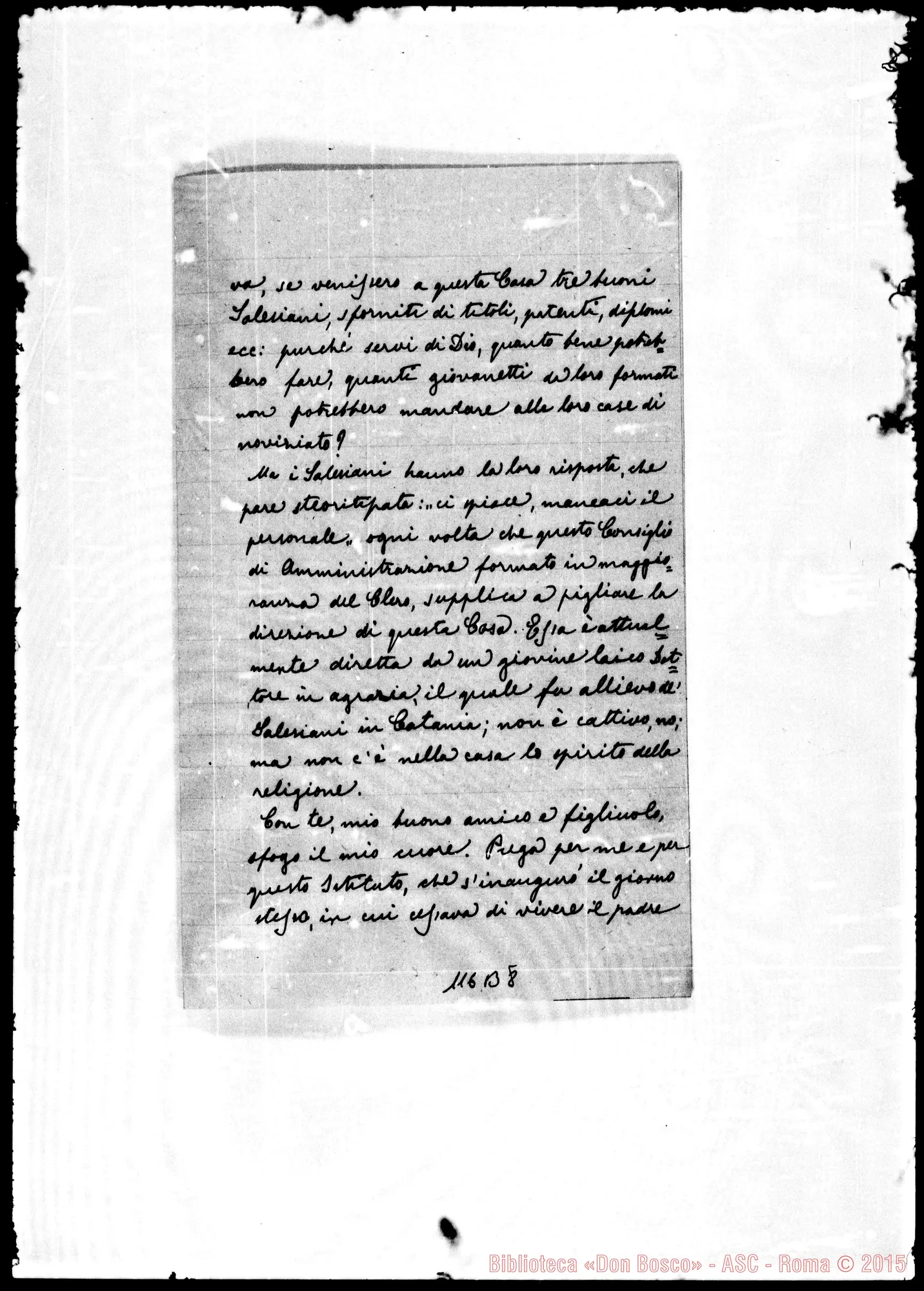 Fotogramma B 8 — Agira: Corrispondenza: Contessa, F.G.-Sutera