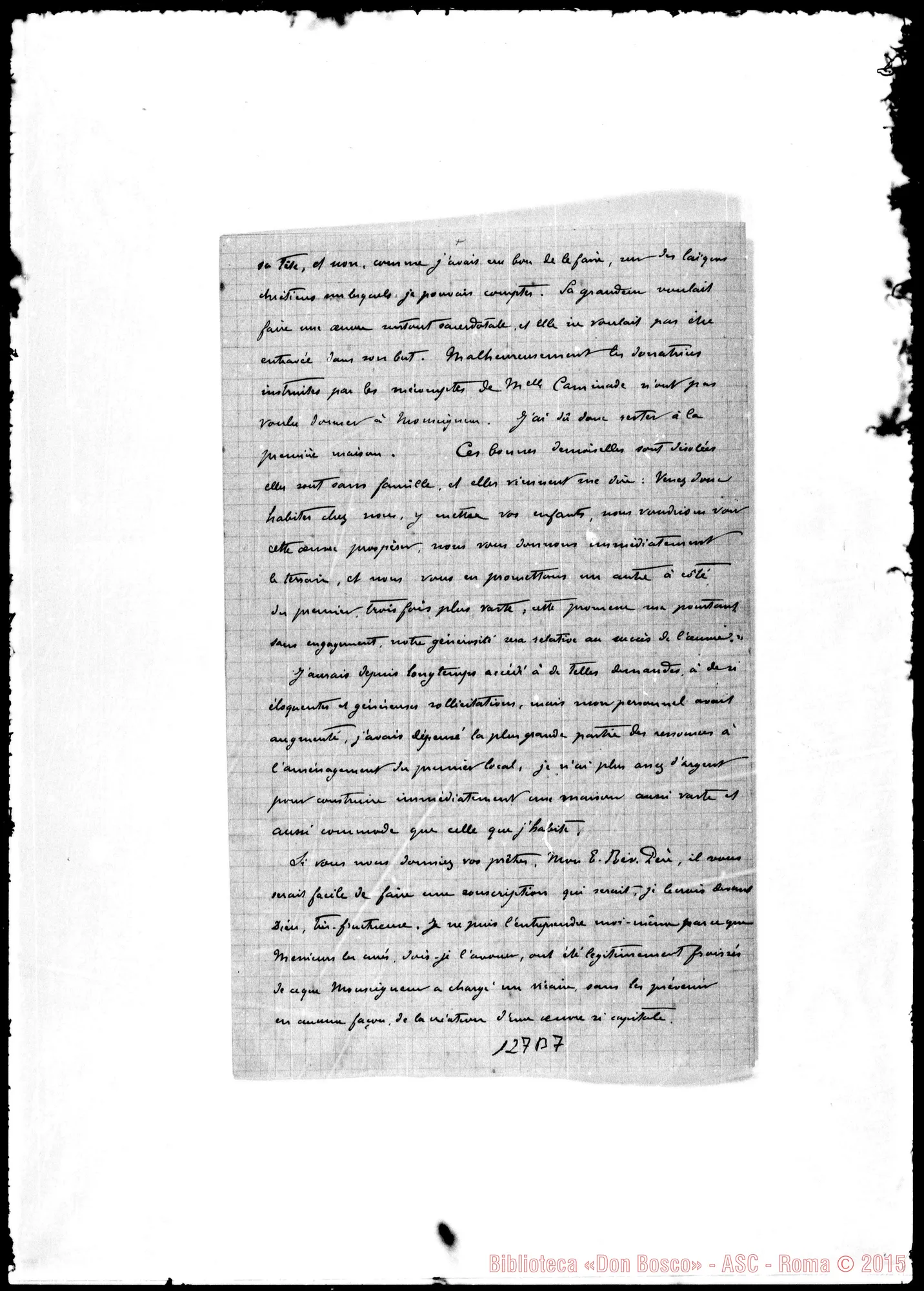 Fotogramma B 7 — Albi: Corrispond.: Ernest Colombier-Mon très Révérend Père