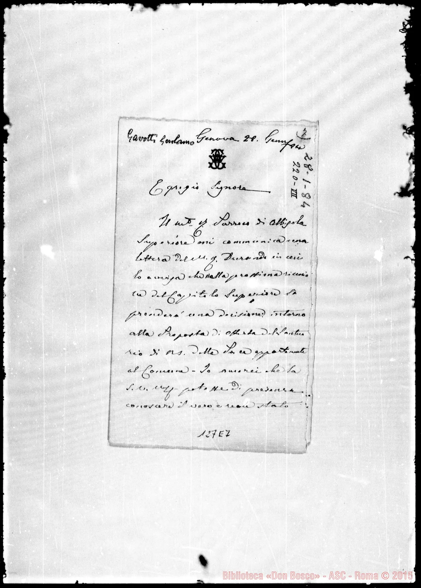 Fotogramma E 7 — Gavotti Gerolamo-Bosco