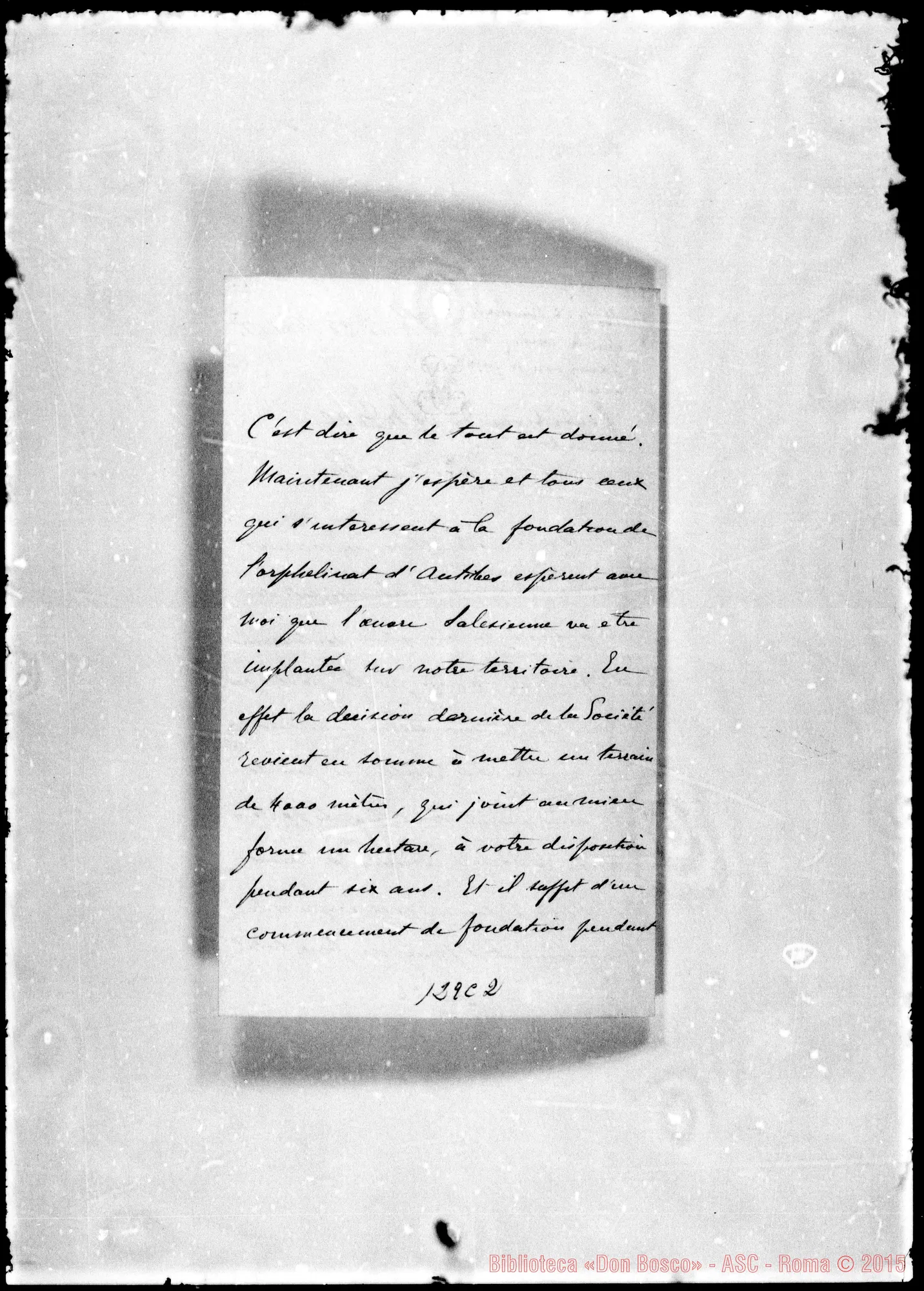 Fotogramma C 2 — Antibo: Corrispond.: Vilmorin-Mon Révérend Père